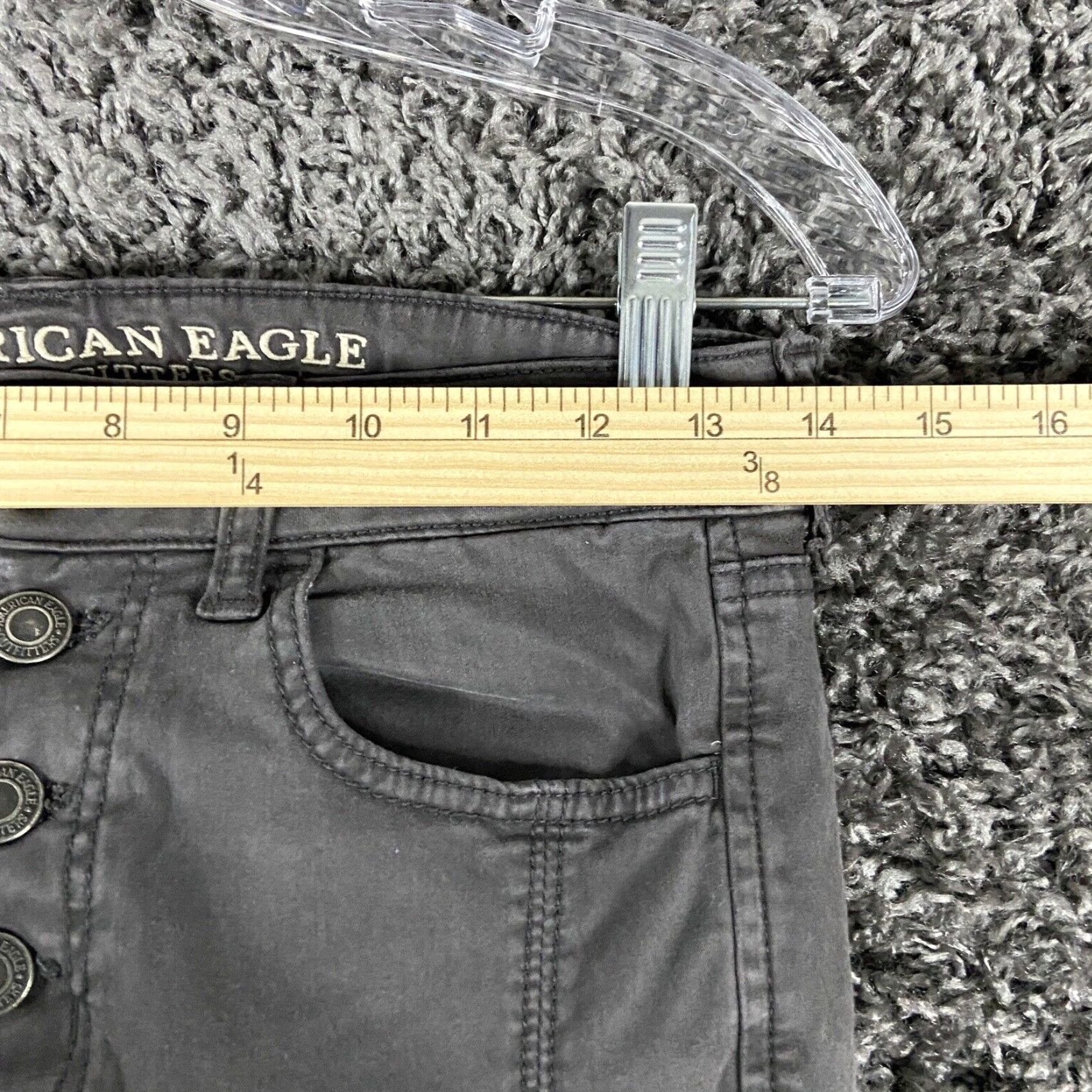 American Eagle Outfitters VINTAGE American Eagle Outfitters Women’s Jegging Gray Size 4 High-Rise Stretch Pants Size 27" / US 4 / IT 40 - 6 Thumbnail