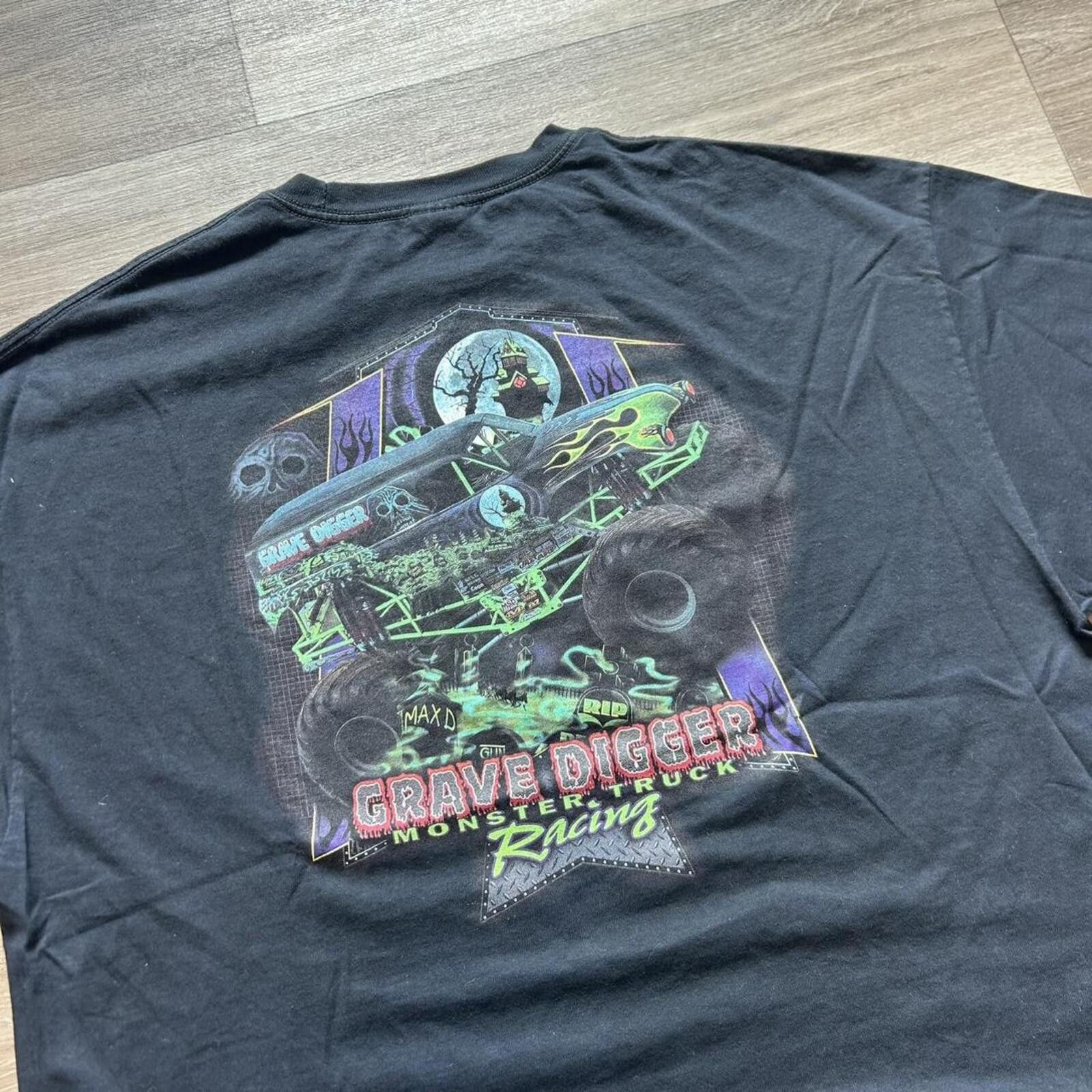 Other Rare 90’s Grave Digger Monster Truck Racing t shirt Size XXL Size US XXL / EU 58 / 5 - 2 Thumbnail