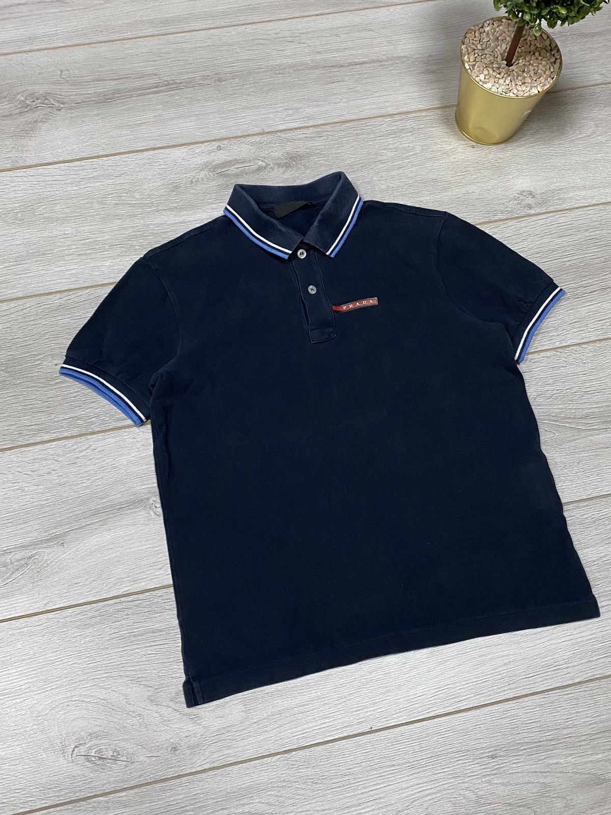 Prada Prada red tab vintage polo Size US S / EU 44-46 / 1 - 2 Thumbnail