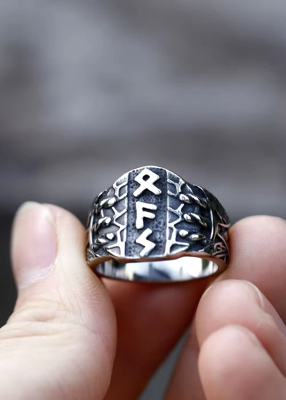 Japanese Brand × Jewelry × Vintage Vintage Viking Amulet Rings Size ONE SIZE - 1 Thumbnail