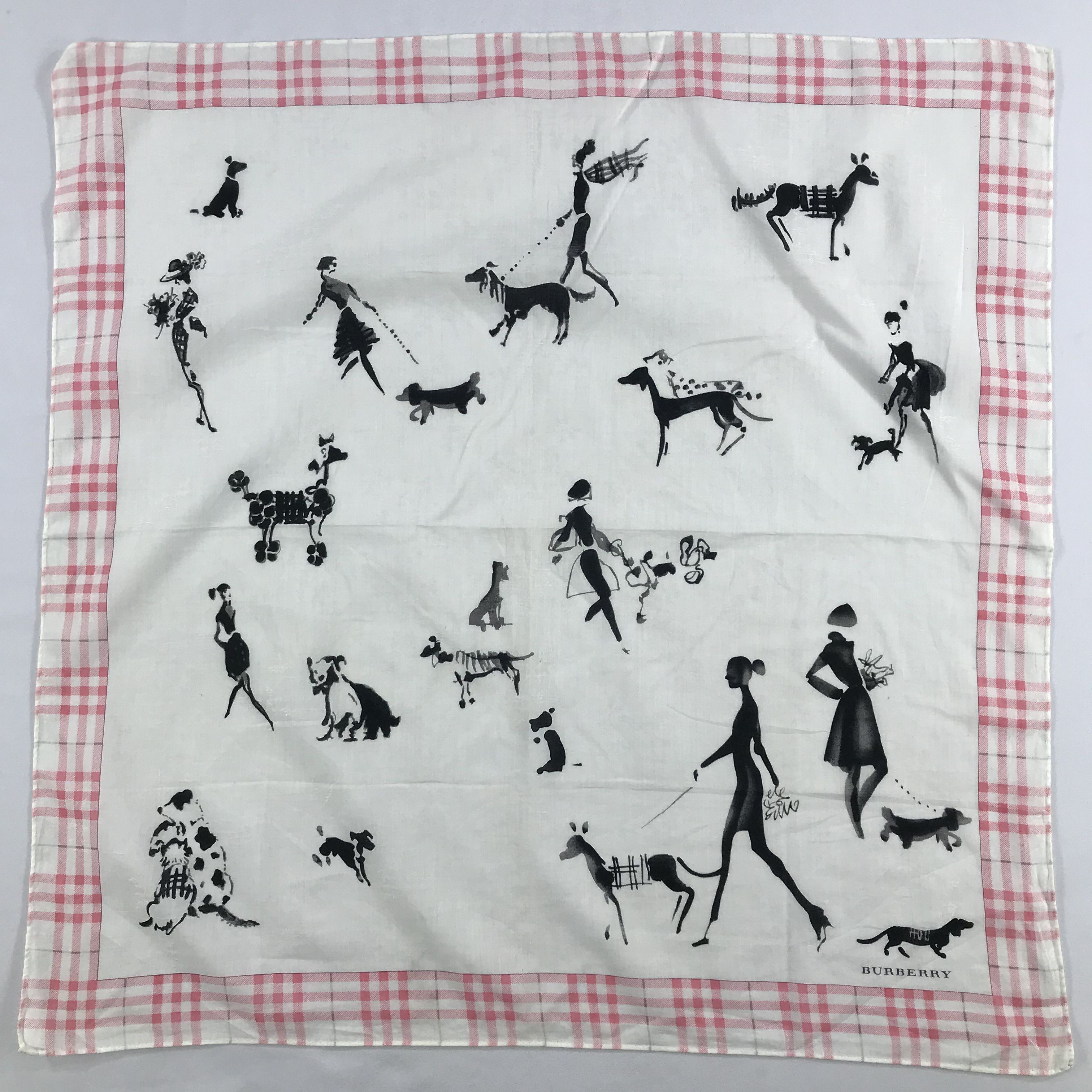 Burberry × Vintage Burberry Silk Scarf - S2709 Size ONE SIZE - 1 Thumbnail