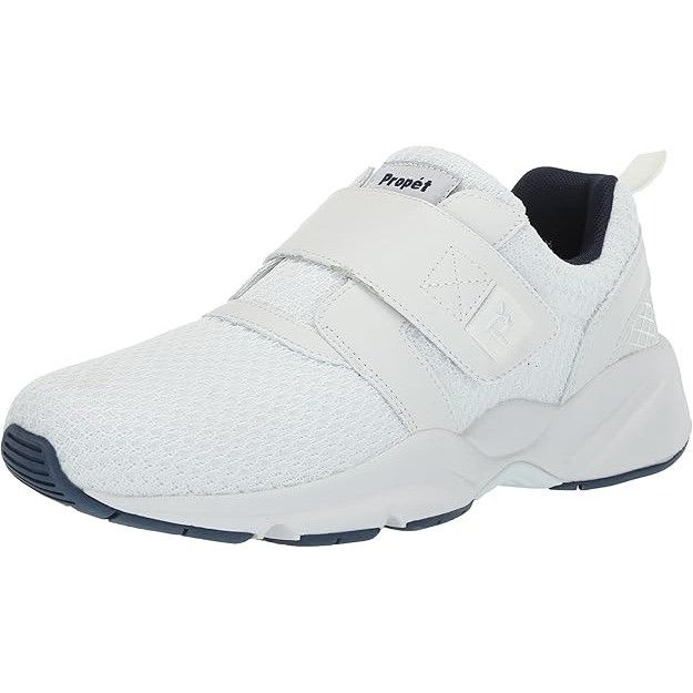 Other Propét Mens Stability X Strap White Athletic Shoe Sz 8W Mesh Size US 8 / EU 41 - 5 Thumbnail