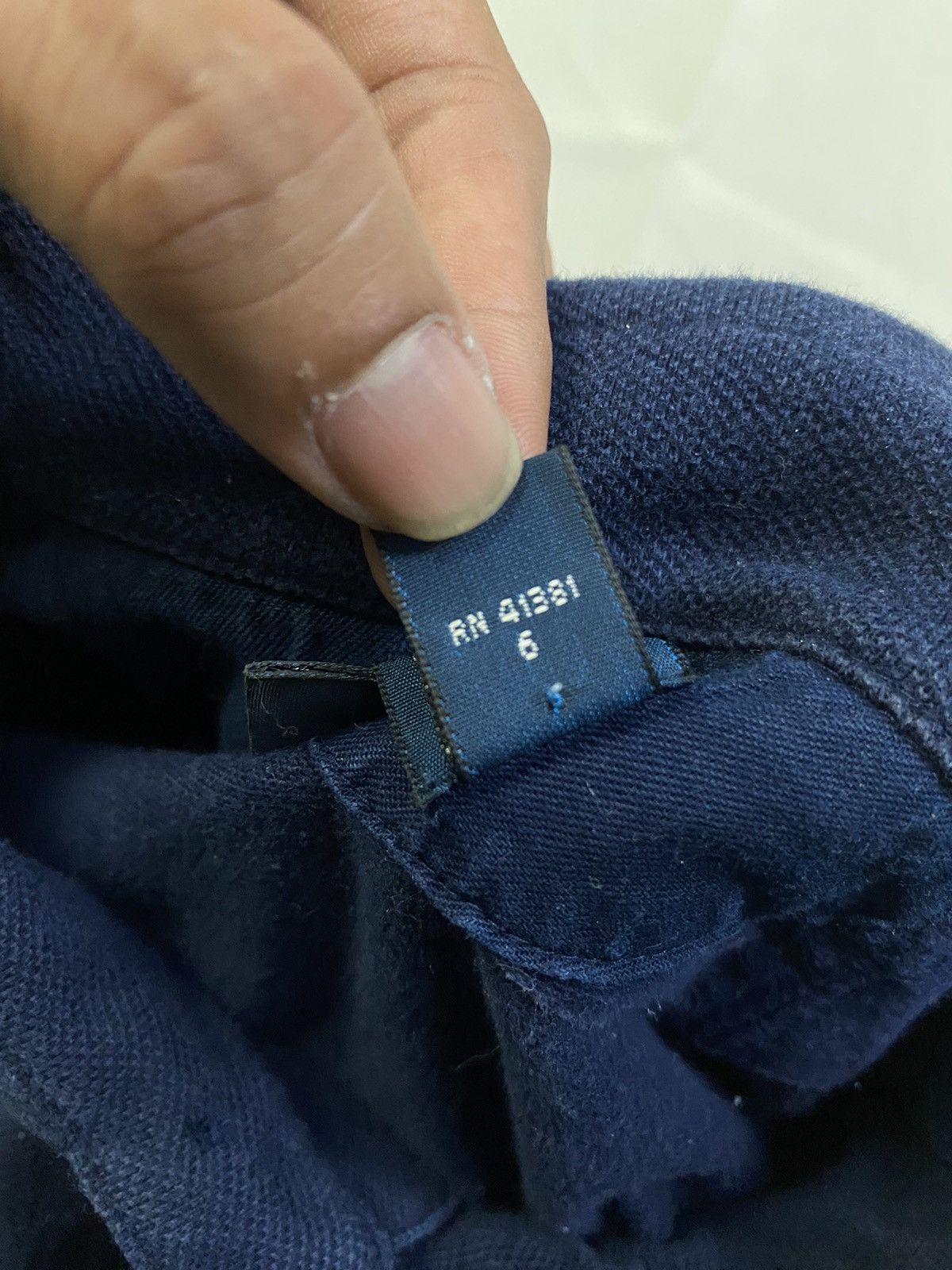 Polo Ralph Lauren × Vintage 🔥RARE🔥 Vintage Polo Ralph Lauren Navy S Pocket Tee Size US S / EU 44-46 / 1 - 17 Thumbnail