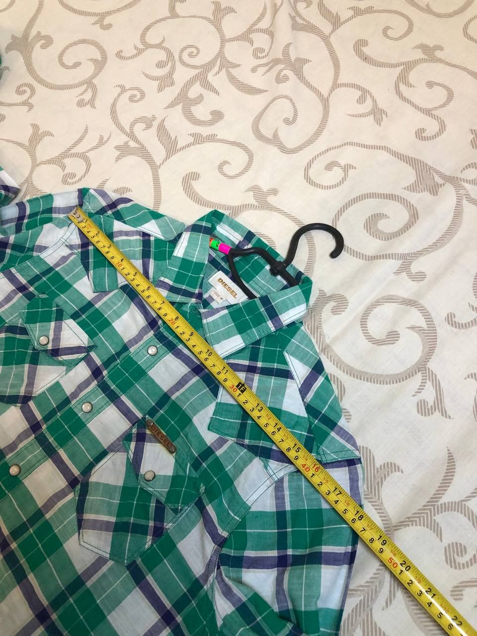 Diesel Diesel Green Plaid Button-Up Shirt Size US M / EU 48-50 / 2 - 7 Thumbnail