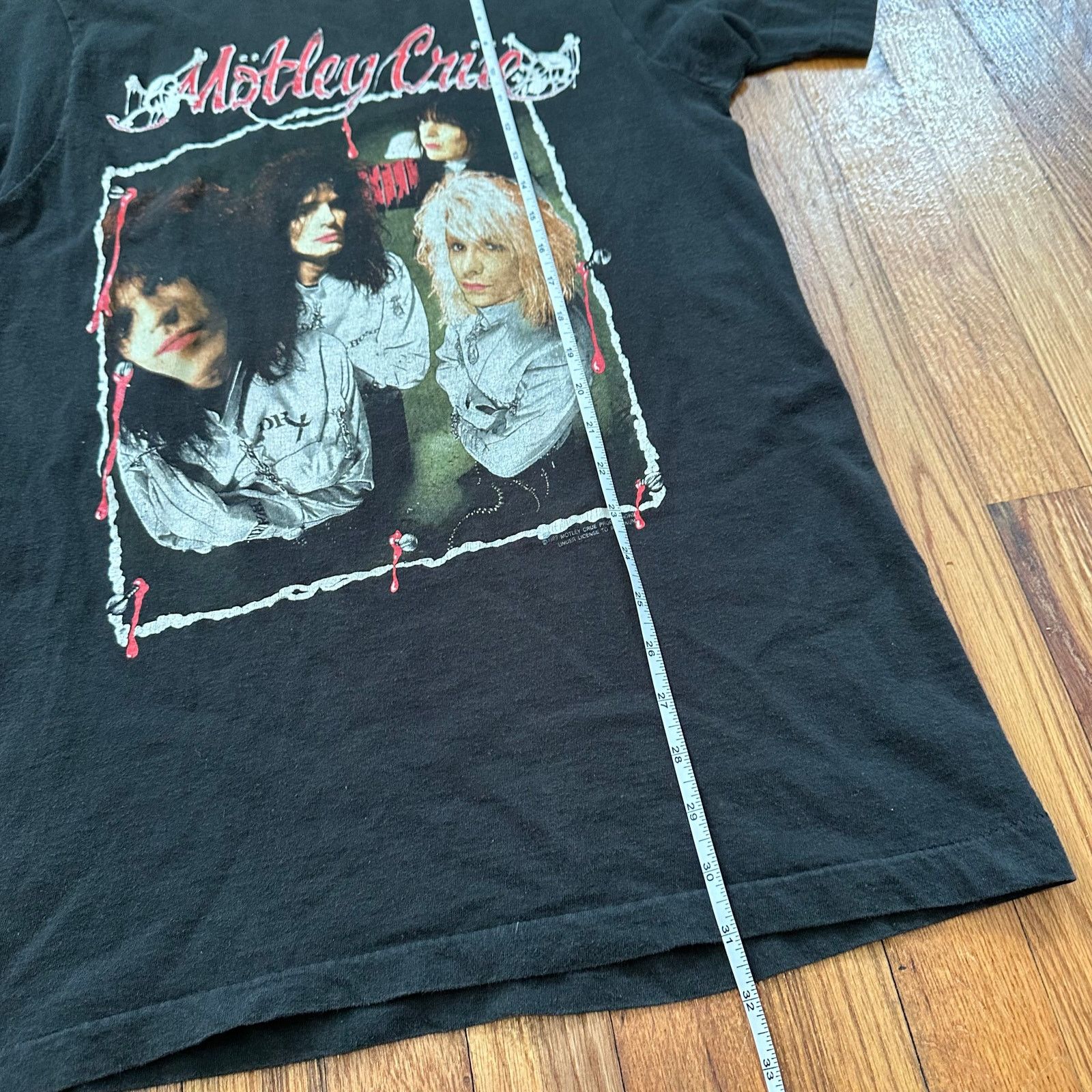 Band Tees × Vintage RARE Vintage 1989 Motley Crue Single Stitch Tour T Shirt M Size US M / EU 48-50 / 2 - 11 Thumbnail