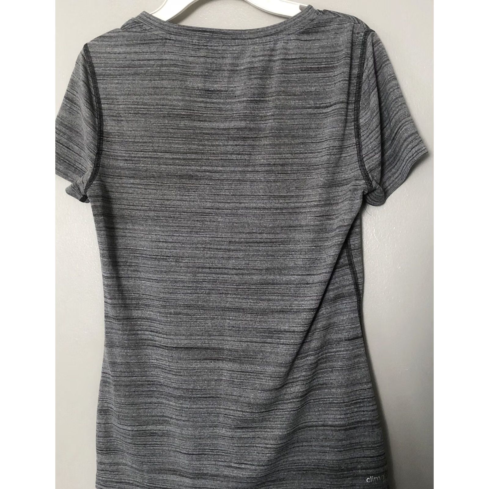 Adidas Adidas T-Shirt Womens XS Gray Heathered Ultimate Tee V-Neck Short Sleeve Top Size XS / US 0-2 / IT 36-38 - 3 Thumbnail