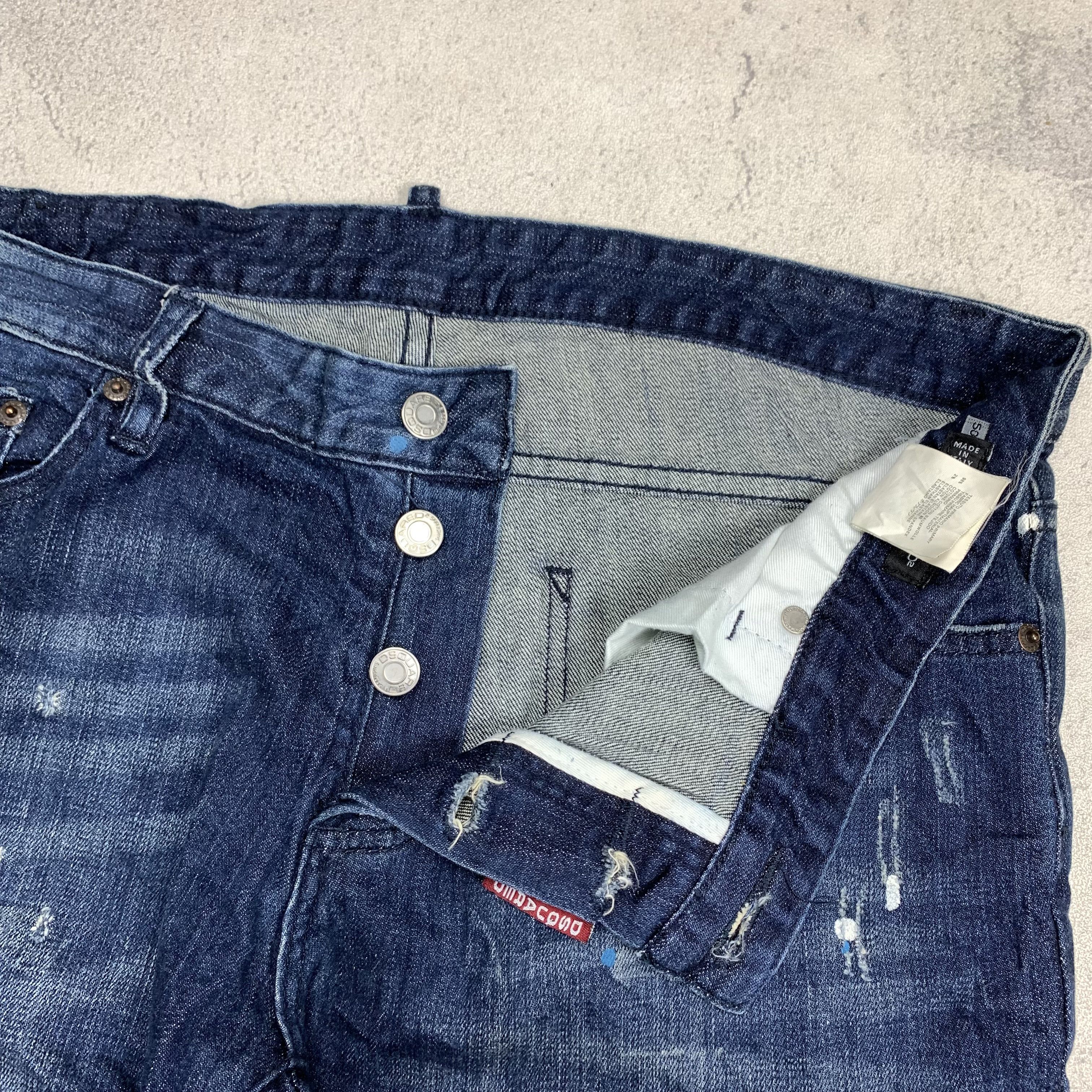 Dsquared2 Dsquared2 Distressed Scratch Denim Jeans Size US 36 / EU 52 - 7 Thumbnail