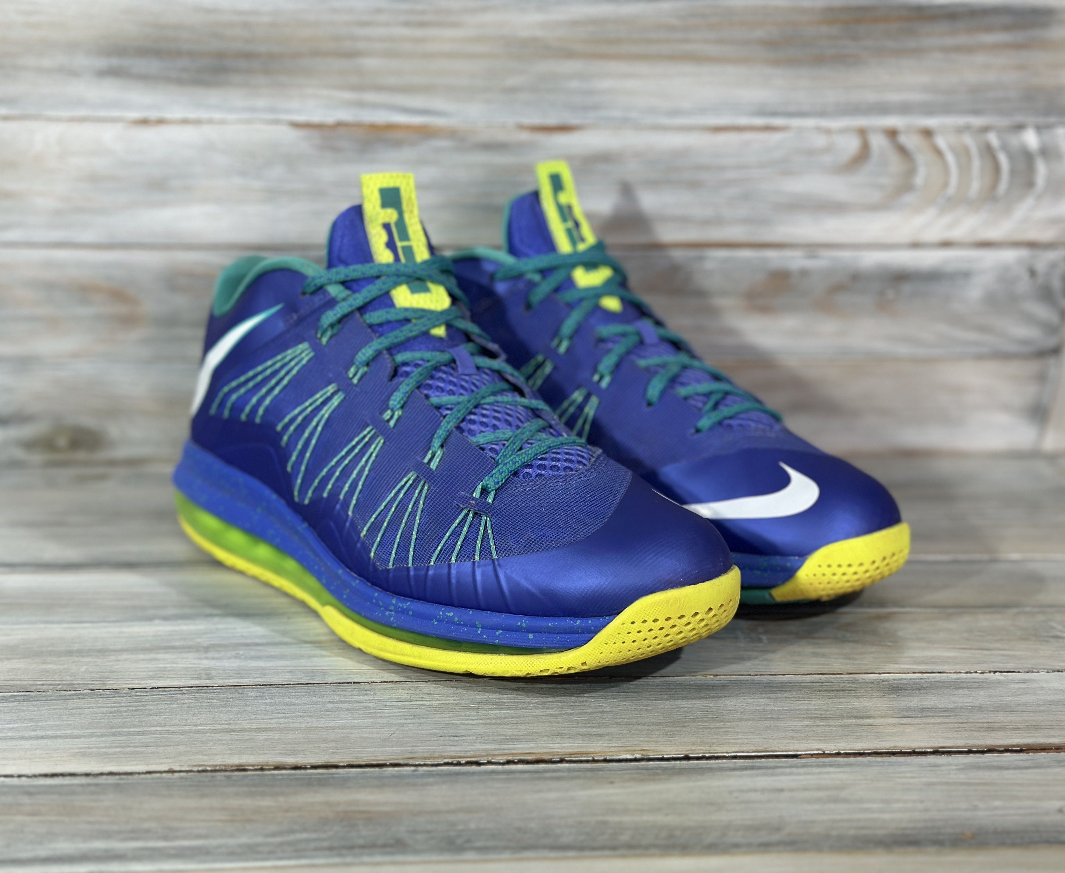 Nike NIKE Air Max Lebron 10(X) Low Sprite Basketball Sneakers Size US 10 / EU 43 - 15 Thumbnail