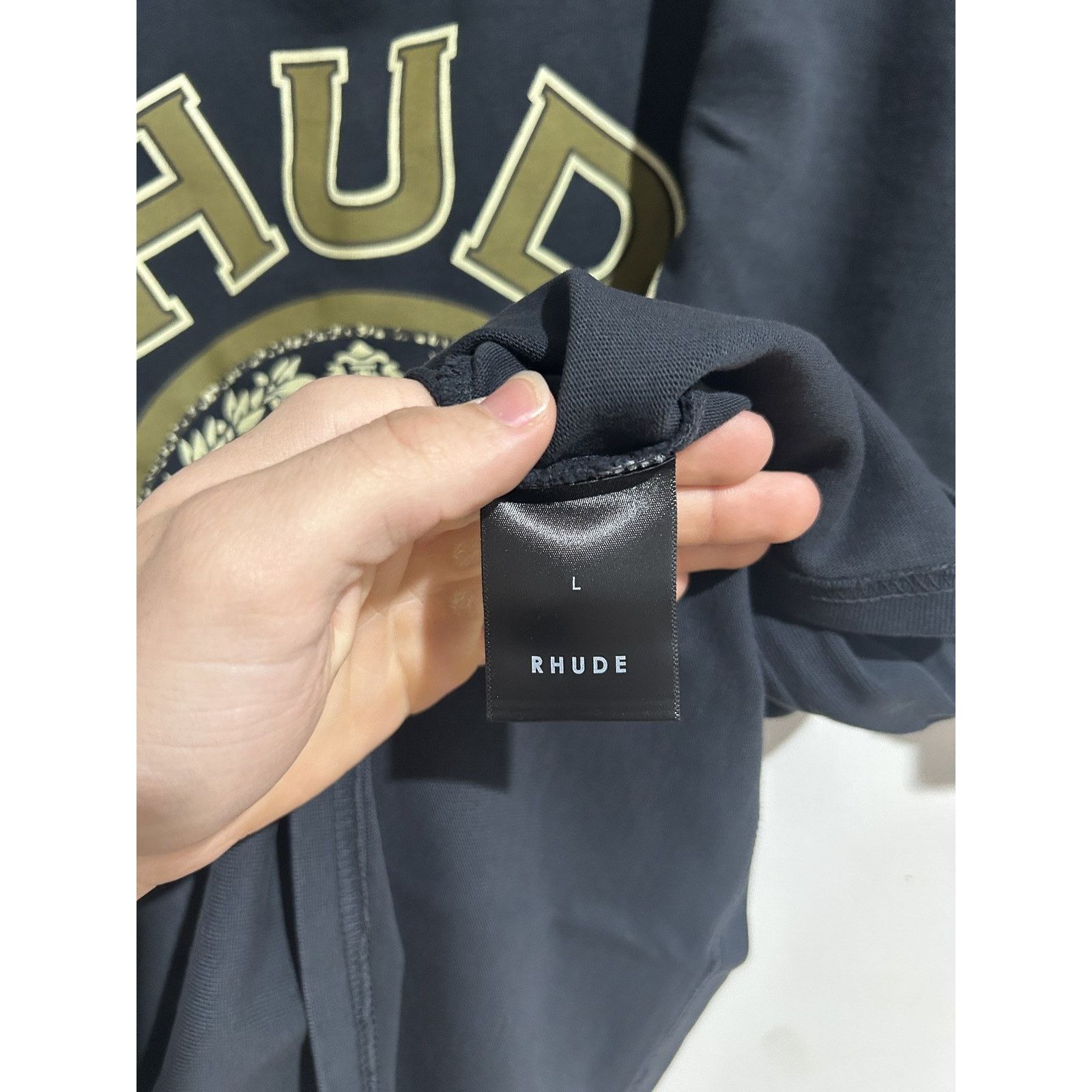 Rhude RHUDE BLACK CAVIAR TEE VINTAGE BLZCK SIZE LARGE NEW Size US L / EU 52-54 / 3 - 6 Thumbnail