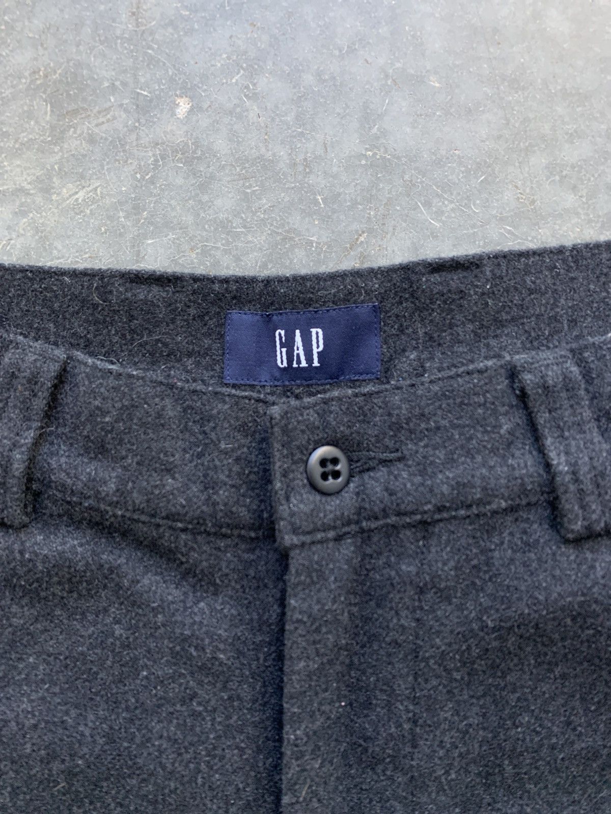 Gap Crazy Vintage Y2K Gap Wool Cargo Pants 30x30 Baggy Fit Size US 30 / EU 46 - 3 Thumbnail