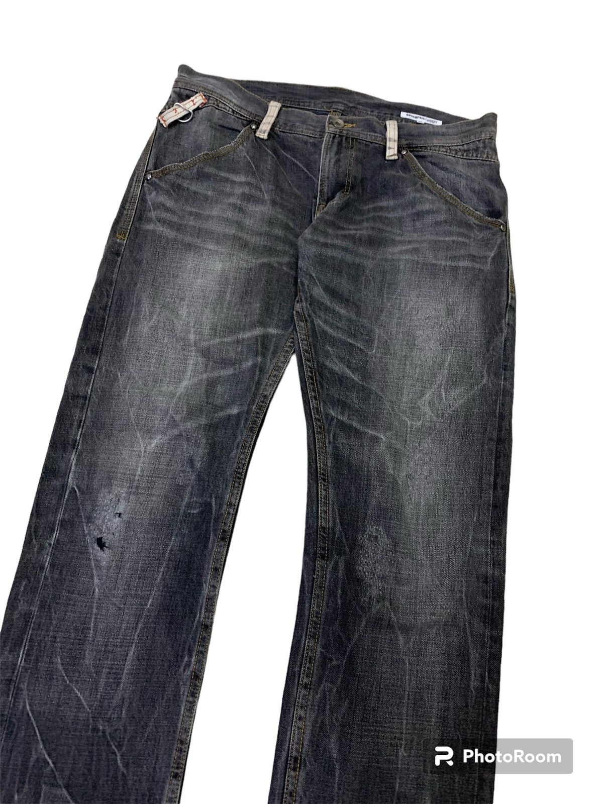 If Six Was Nine 💥Vintage Semantic Design Nice Denim Size US 34 / EU 50 - 4 Thumbnail