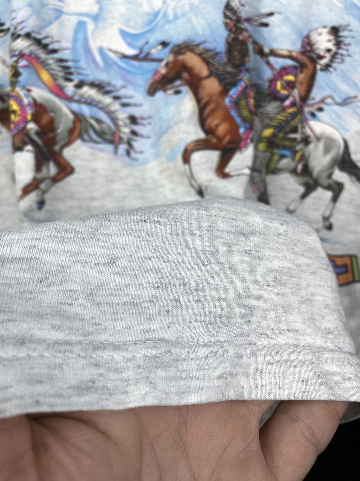 Habitat × Native × Vintage Vintage 1994 Double side USA Native aztec indian 90s Size US XL / EU 56 / 4 - 13 Thumbnail