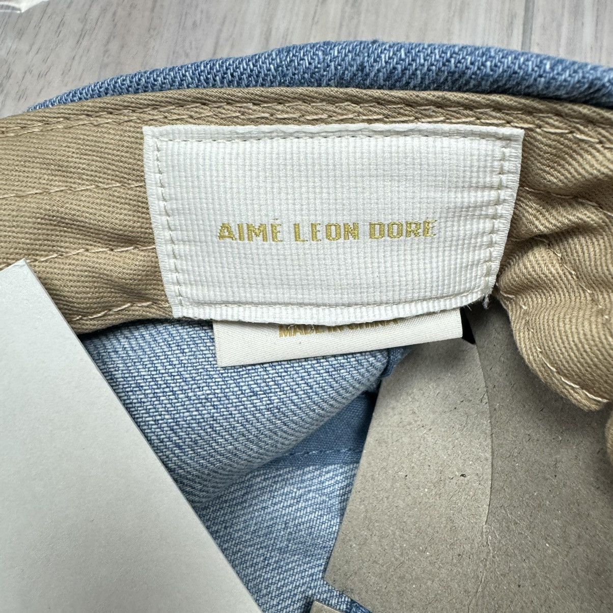 Aime Leon Dore Aimé Leon Dore ALD Core Denim Light Blue Wash Hat DS Size ONE SIZE - 10 Thumbnail