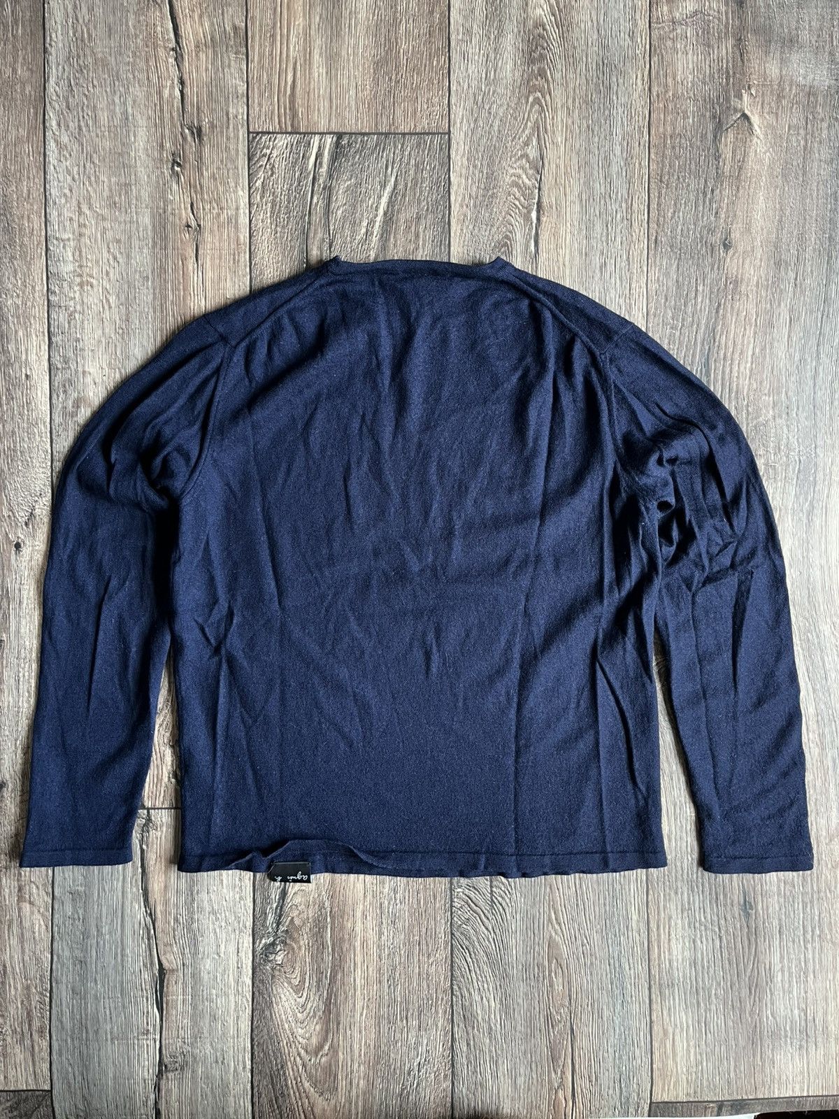agnes b. Agnes B. Logo Merino Wool Park Jumper Sweater Made in Italy Size US M / EU 48-50 / 2 - 9 Thumbnail