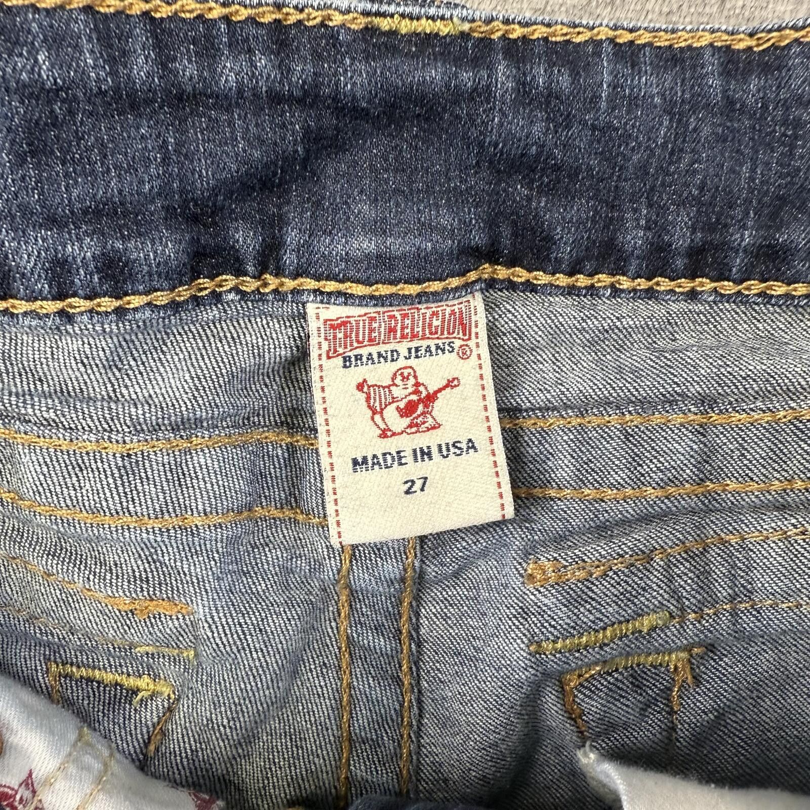 True Religion True Religion Women's Blue Denim Jeans Size 27" / US 4 / IT 40 - 3 Thumbnail