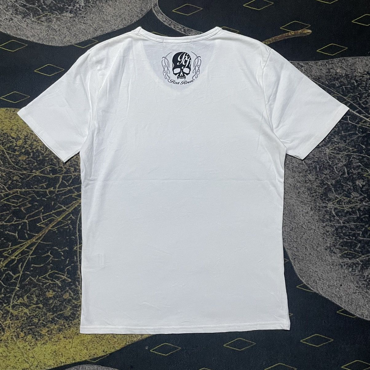 Roen 💥Rat-Roen Skulls Vampire Vneck Tees Japanese StreetPunk Size US L / EU 52-54 / 3 - 7 Thumbnail