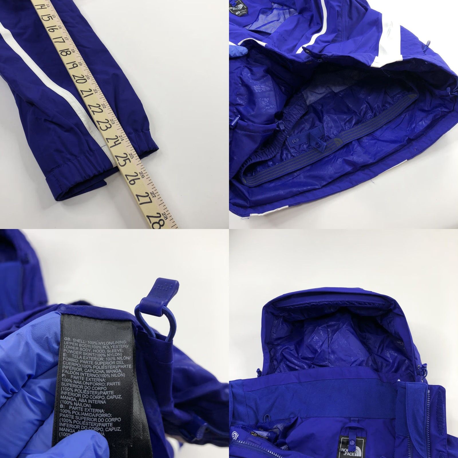 The North Face The North Face Hyvent TNF Womens Hooded Zip Nylon Jacket Purple Size L / US 10 / IT 46 - 8 Thumbnail