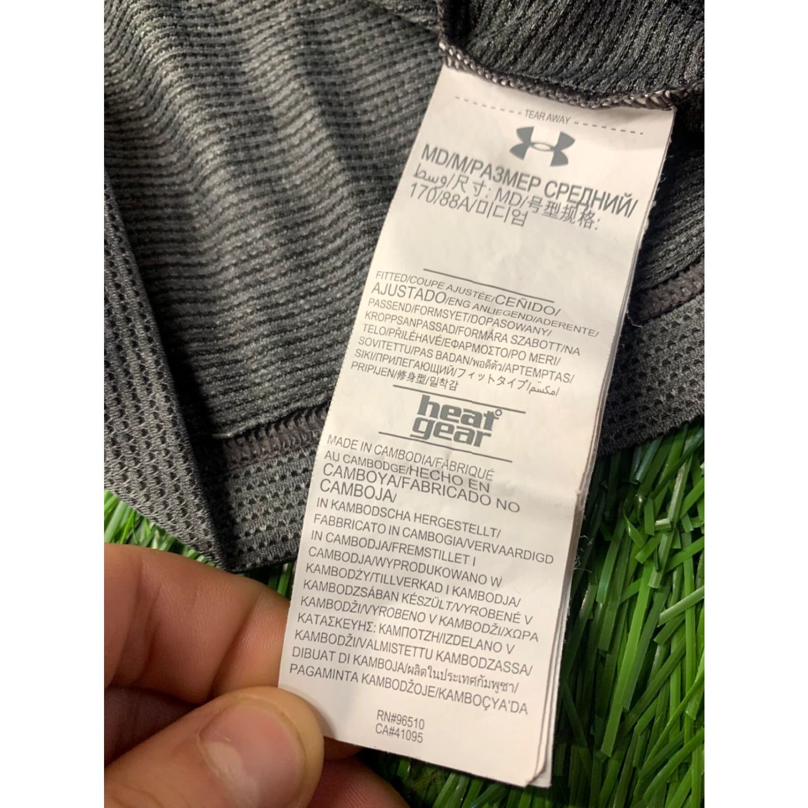 Under Armour UNDER ARMOUR Shirt M Gray 2017 HeatGear Compression Jersey Men HS Crossfit Size US M / EU 48-50 / 2 - 6 Thumbnail