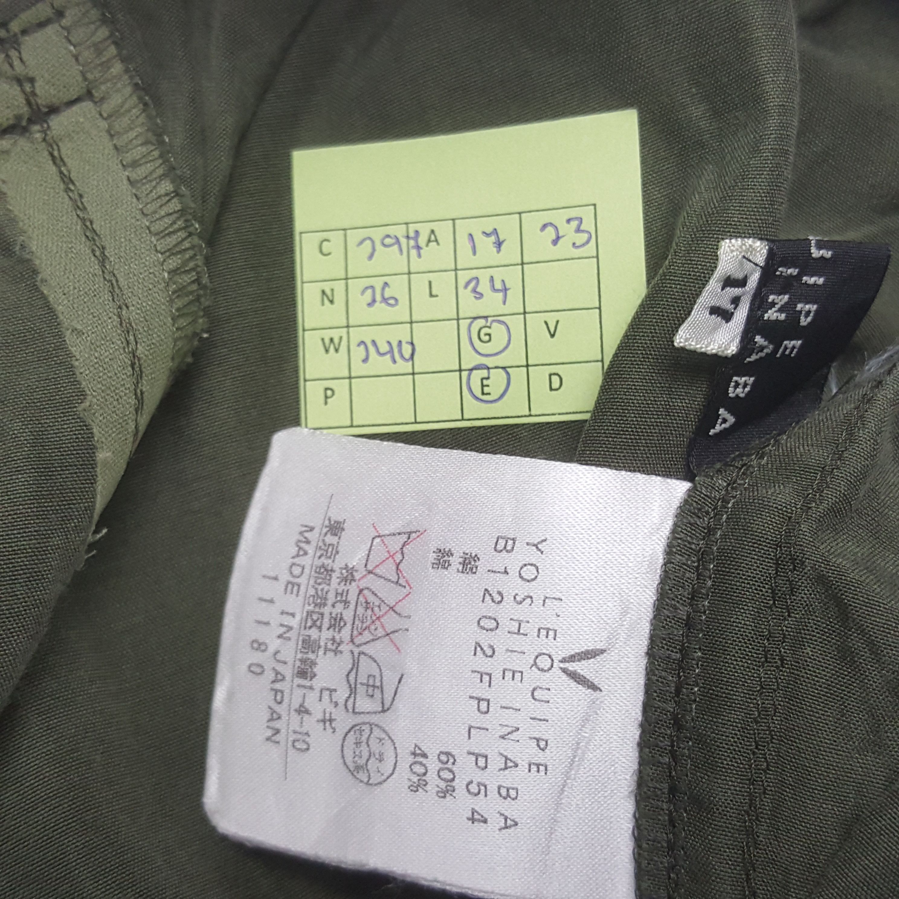 Japanese Brand Vintage Lequipe Yoshie Inaba Cargo Baggy Pants C297N26 Size US 34 / EU 50 - 8 Thumbnail
