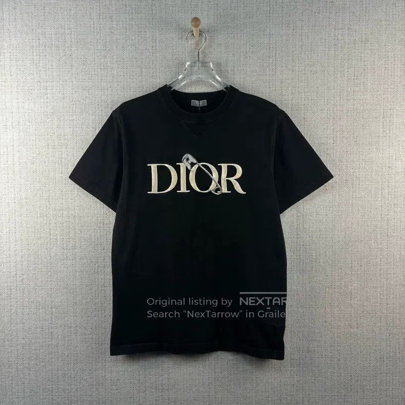 Dior Dior Pin embroidery logo round neck short sleeve Size US M / EU 48-50 / 2 - 1 Thumbnail