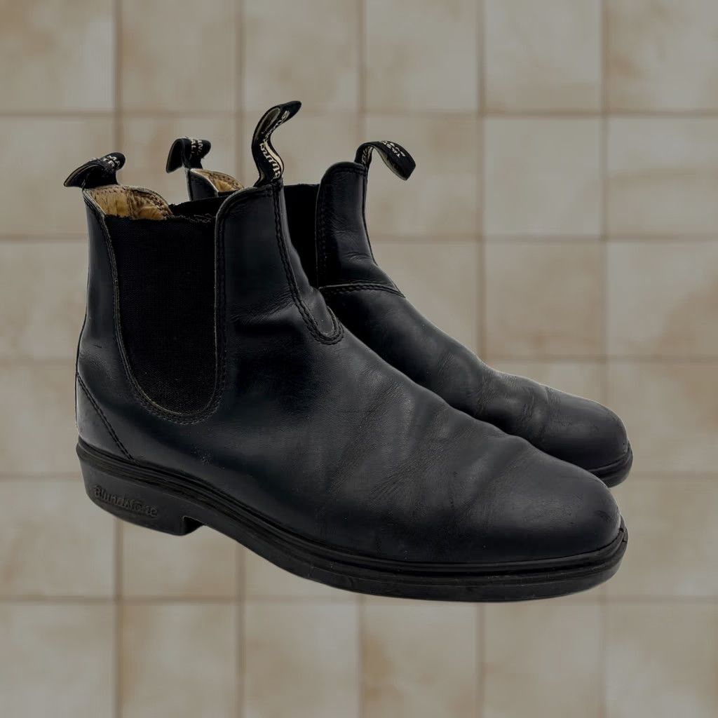 Blundstone Blundstone Black Leather Chelsea Boots Men's 8 Women's 10 Western Indie Size US 8 / IT 38 - 1 Thumbnail