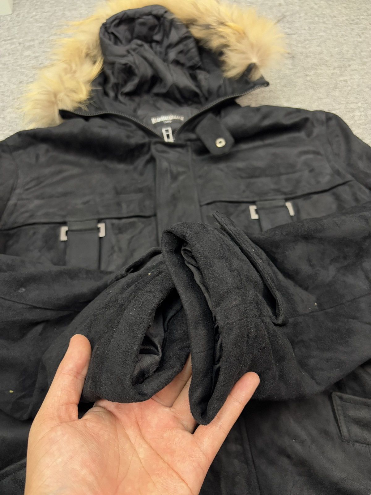 If Six Was Nine Vintage Rustenburg Japanese Punk Style Fur Hoodie Jacket GOA Size US L / EU 52-54 / 3 - 5 Thumbnail