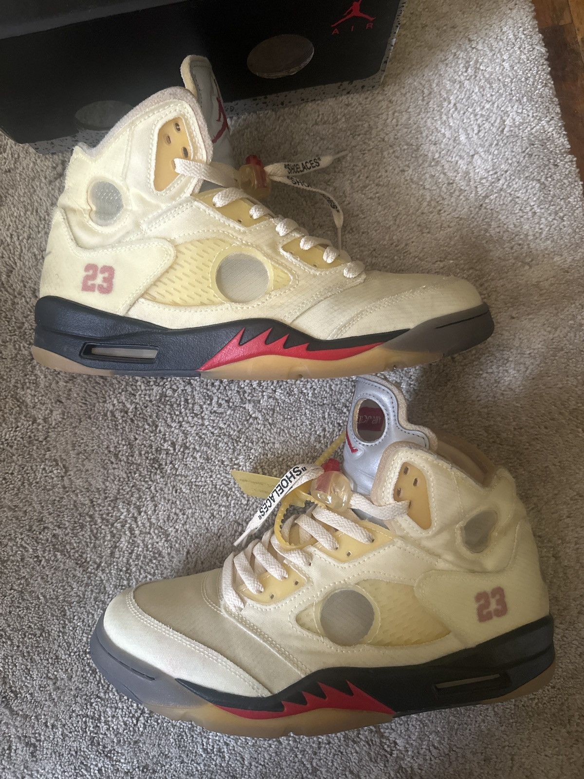 Jordan Brand × Off-White Jordan 5 Off White Sails Size US 11 / EU 44 - 5 Thumbnail