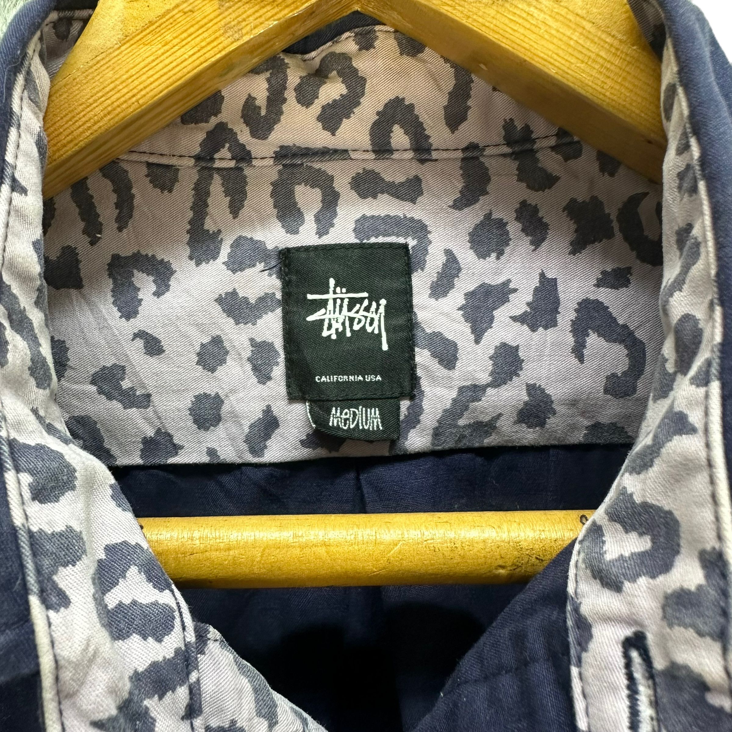 Stussy STUSSY 3 QUARTER SLEEVE BUTTON UPS SHIRT #7713-166 Size US M / EU 48-50 / 2 - 8 Thumbnail