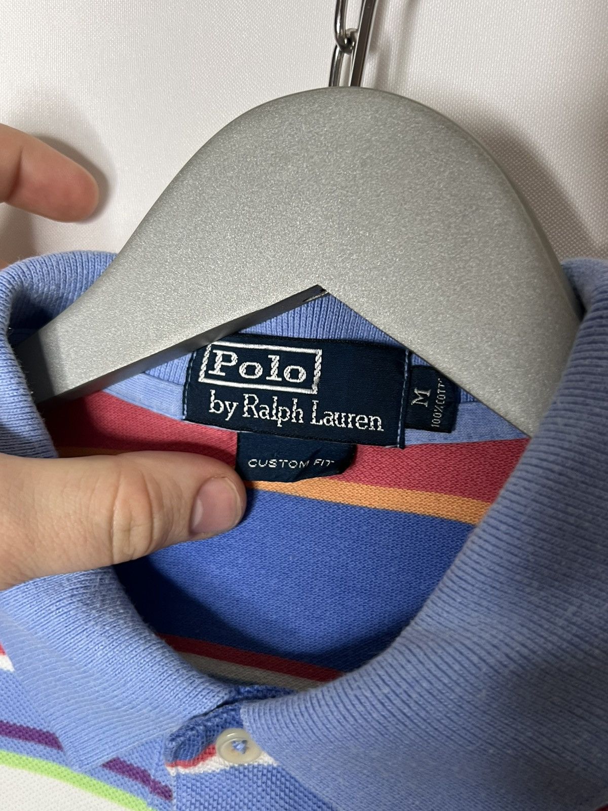 Polo Ralph Lauren Vintage Polo Ralph Lauren Striped Polo Shirt Short Sleeve Size US M / EU 48-50 / 2 - 7 Thumbnail