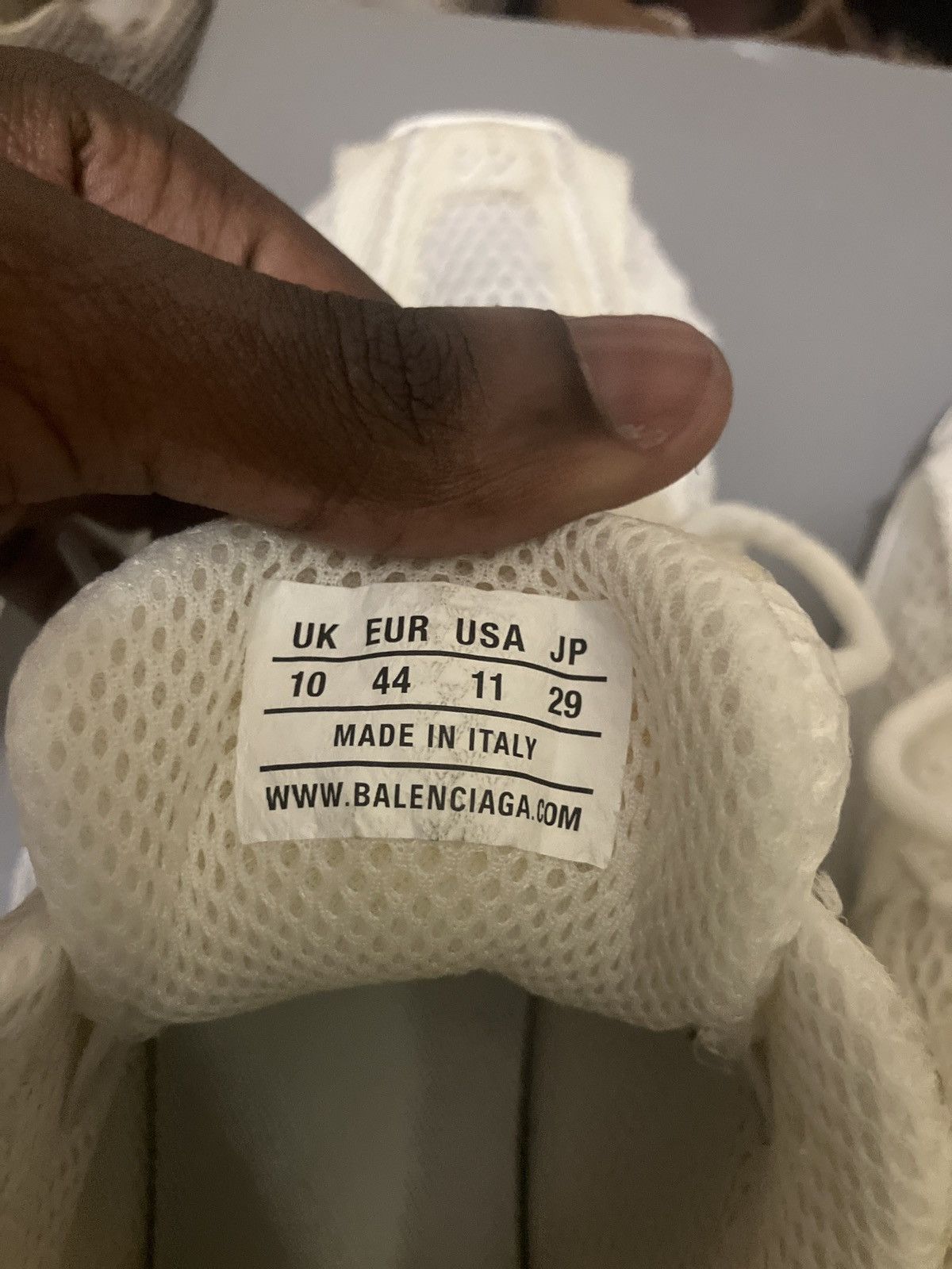 Balenciaga White Balenciaga Phanton Size US 11 / EU 44 - 8 Thumbnail