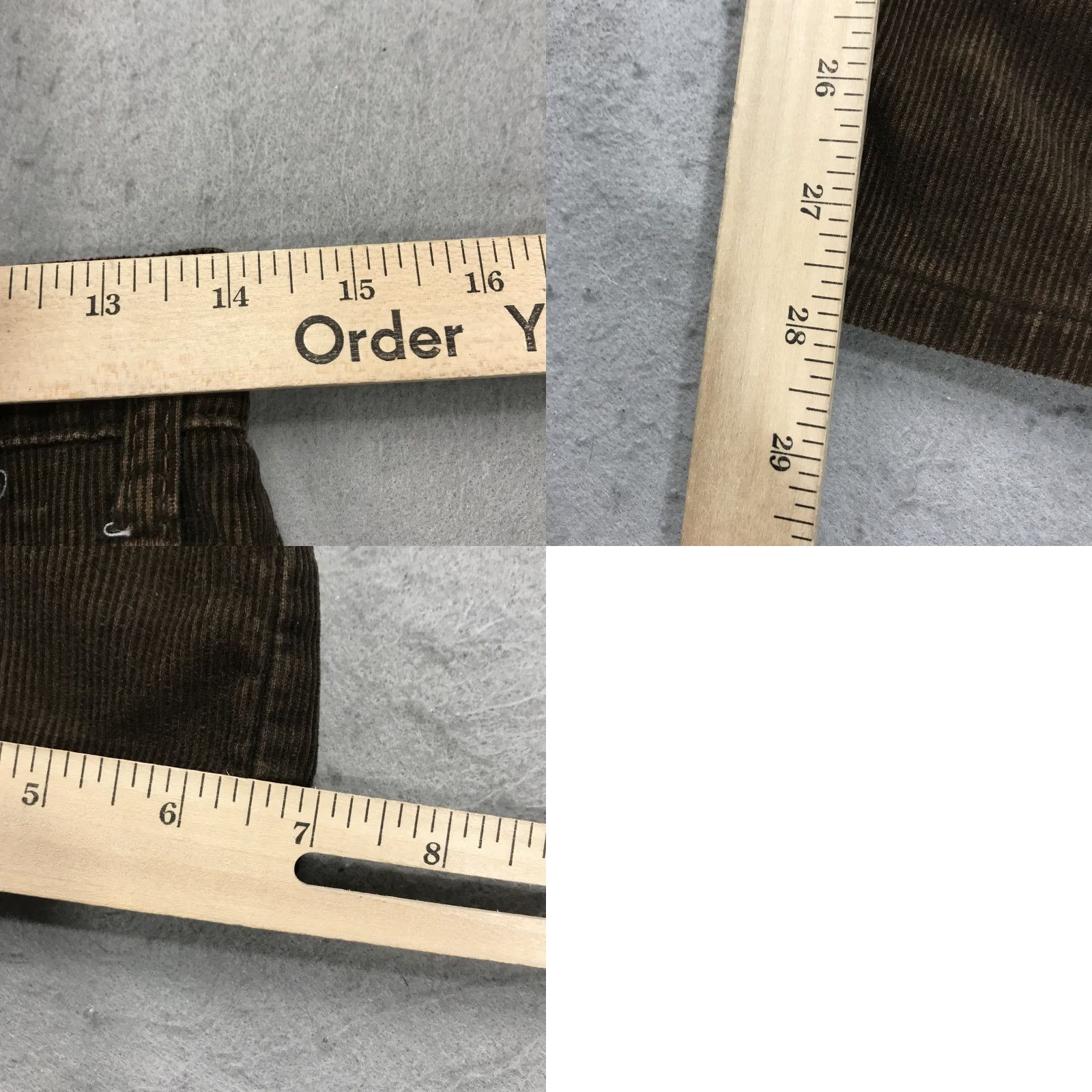 Levi's VINTAGE Levi's Silvertab Pants Womens 26 Brown Hiphugger Corduroy 90s Casual Jeans Size 26" / US 2 / IT 38 - 8 Thumbnail