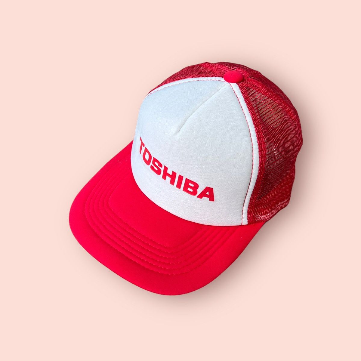 Japanese Brand × Vintage VINTAGE TOSHIBA JAPAN TRUCKER SNAPBACK CAP Size ONE SIZE - 1 Thumbnail