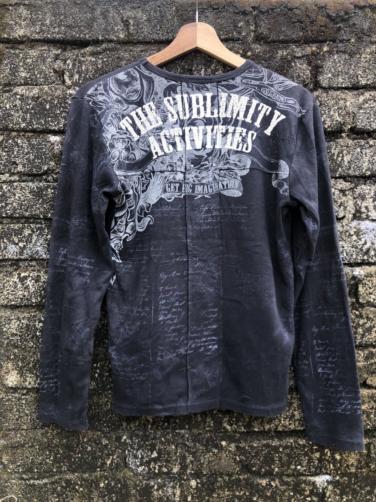 If Six Was Nine × In The Attic × Japanese Brand In The Attic Homme LongSleeve Tee Bondage Punk Style Size US S / EU 44-46 / 1 - 2 Thumbnail