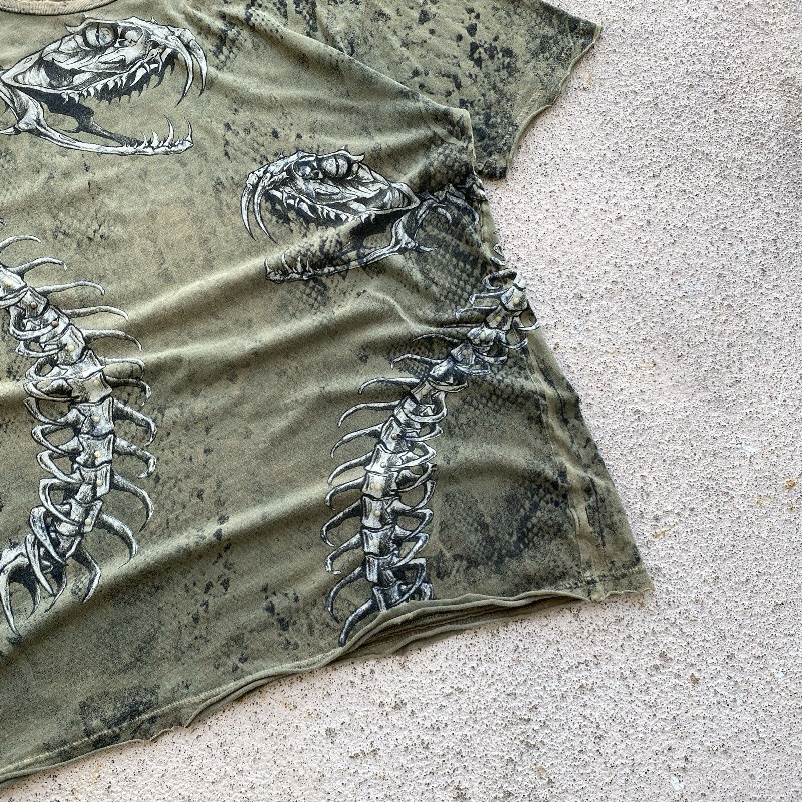 Affliction Crazy Affliction Skeleton T Shirt Tribal Vibe True Religion Size US XL / EU 56 / 4 - 9 Thumbnail