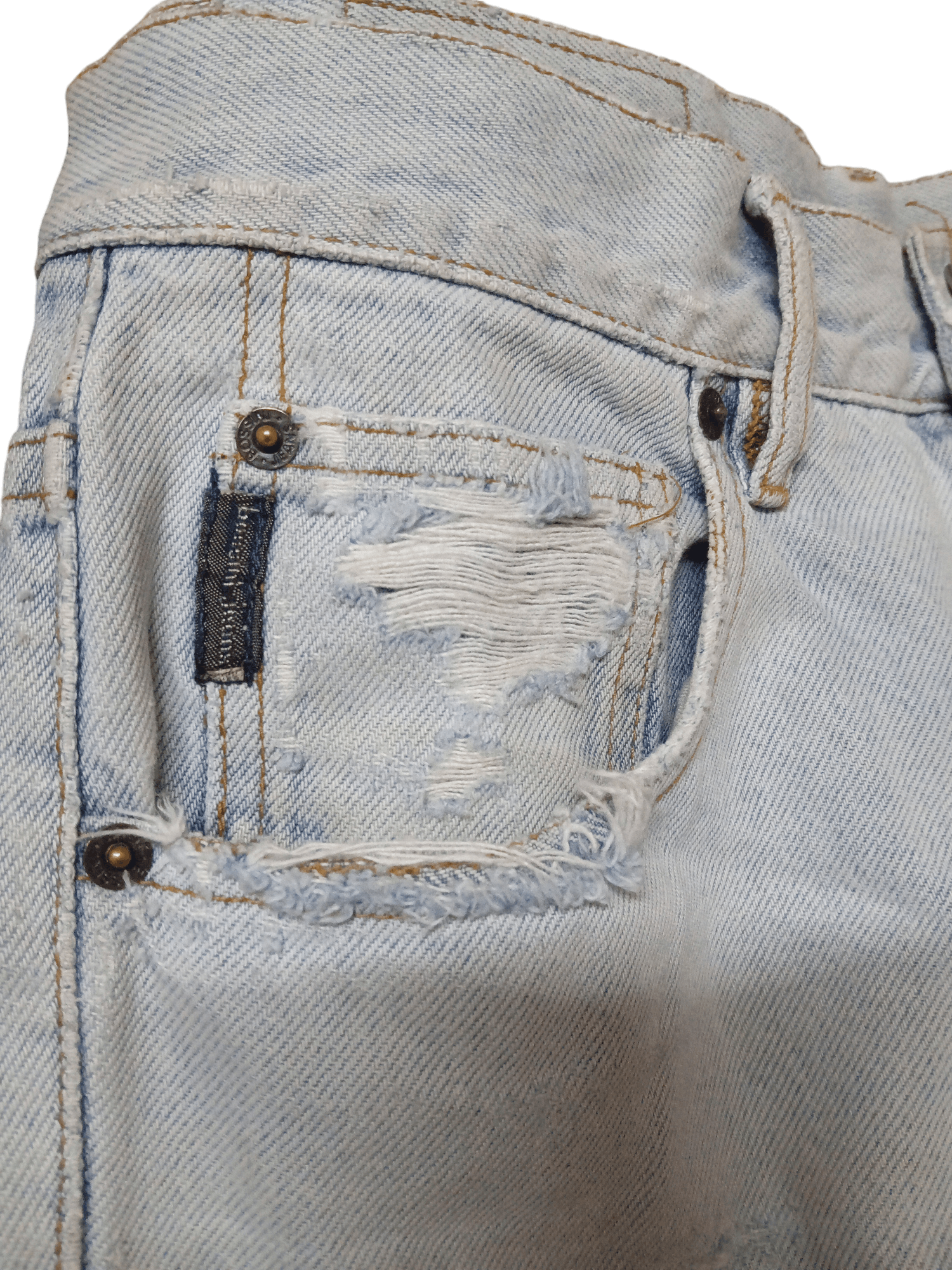 Other distressed denim bossinni jeans brand Size US 30 / EU 46 - 5 Thumbnail