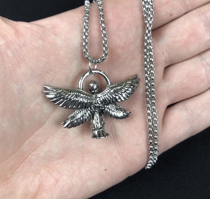 Jewelry Angel Necklace Punk Chain Size ONE SIZE - 2 Thumbnail