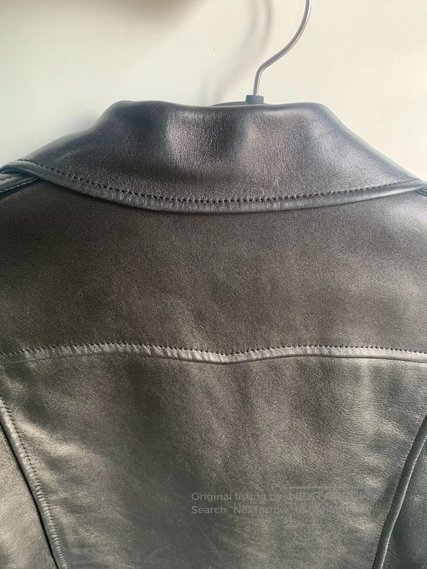 Yves Saint Laurent YSL Biker Black Short Leather Jacket. Size XS / US 0-2 / IT 36-38 - 8 Thumbnail