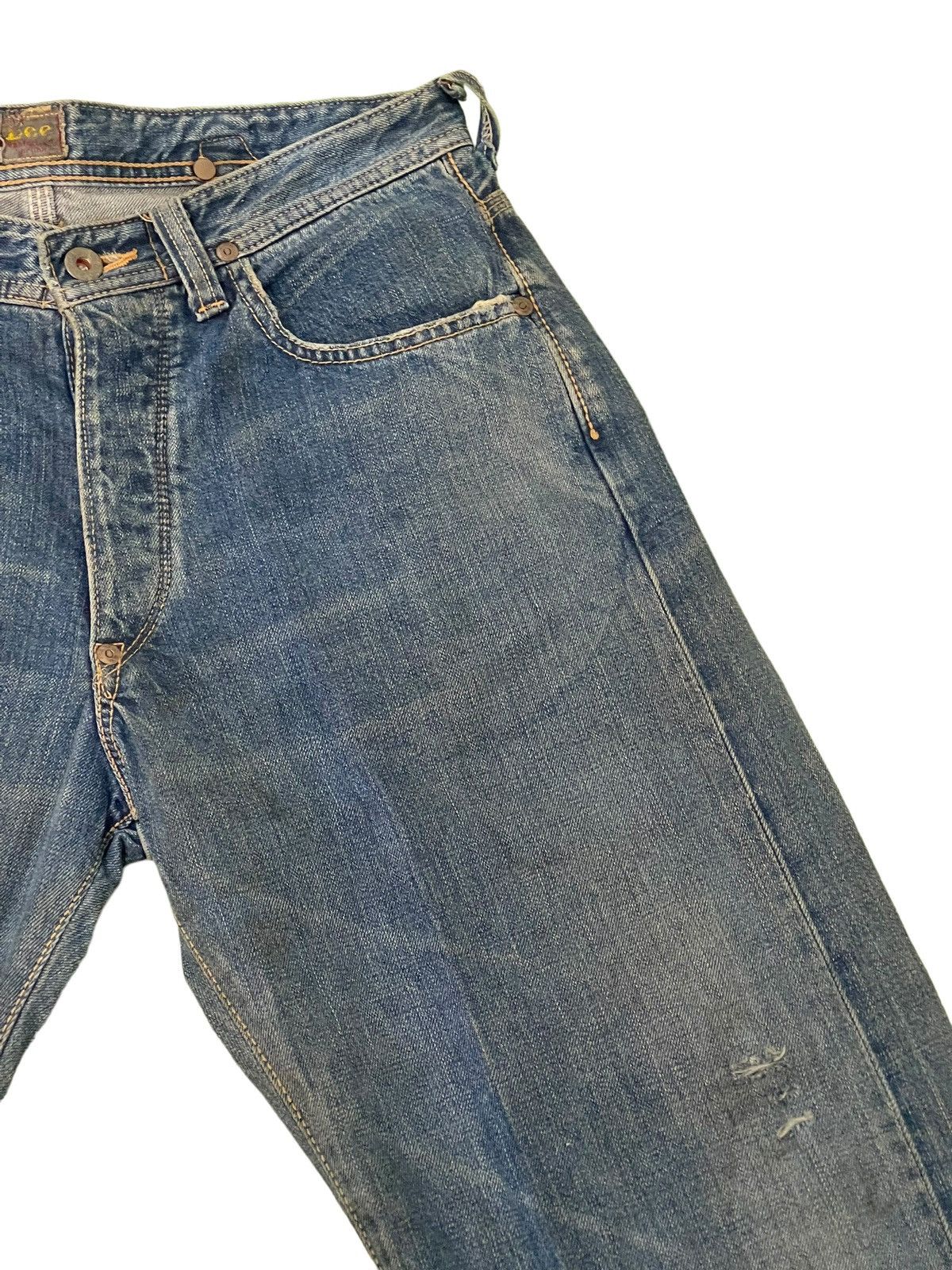 Lee 1930s 1101 Lee Cowboy Vintage Buckle Back Selvedge 8🟦7 Size US 30 / EU 46 - 20 Thumbnail