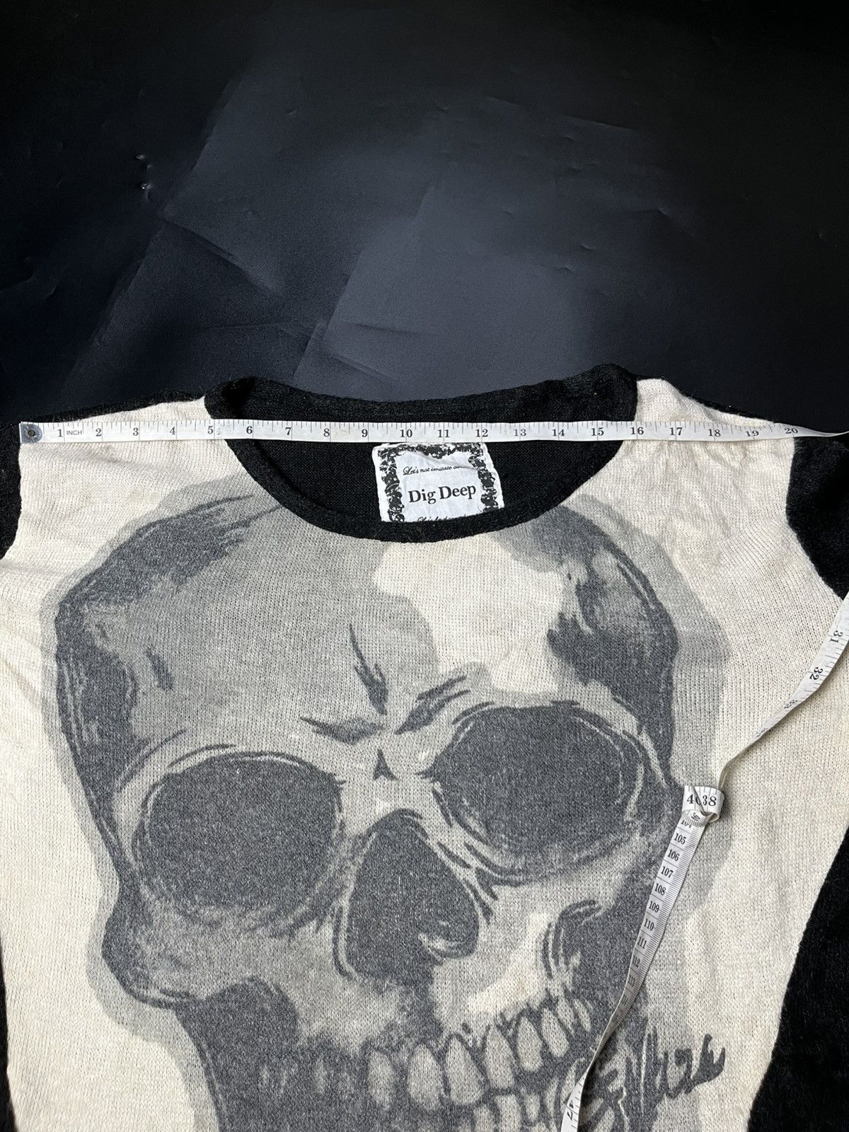 Hysteric Glamour × If Six Was Nine × Japanese Brand Japanese Big Deep Skulls poem Size US M / EU 48-50 / 2 - 9 Thumbnail