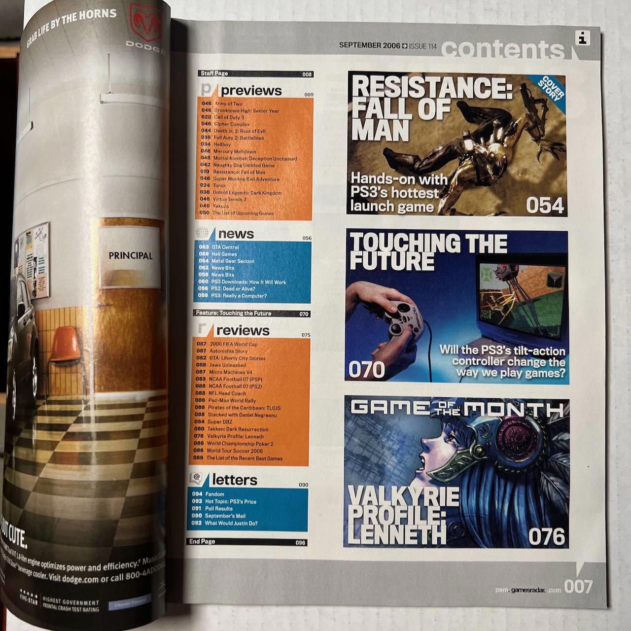 Playstation PSM Magazine #114 SEP 2006 PS3 Resistance Fall of Man Size ONE SIZE - 8 Thumbnail
