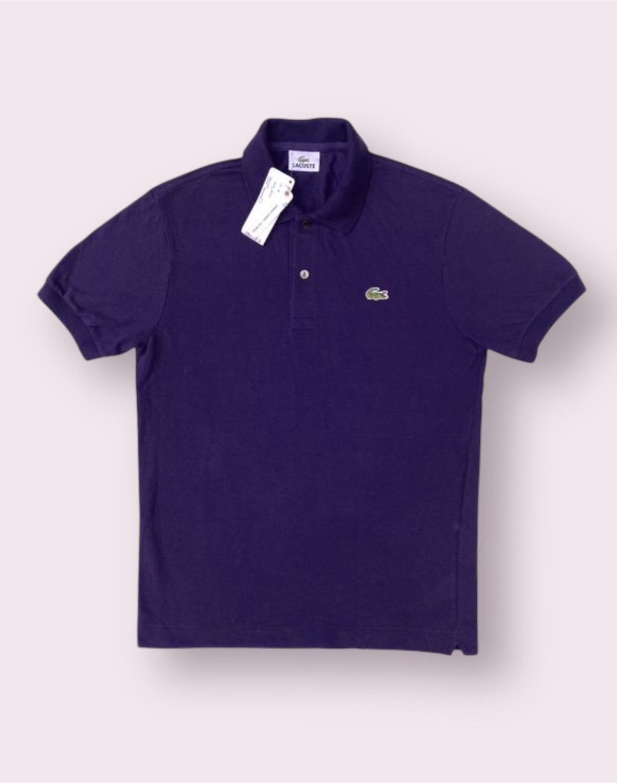 Lacoste Vintage 90s Lacoste NOS Polo Tee Size US S / EU 44-46 / 1 - 1 Thumbnail