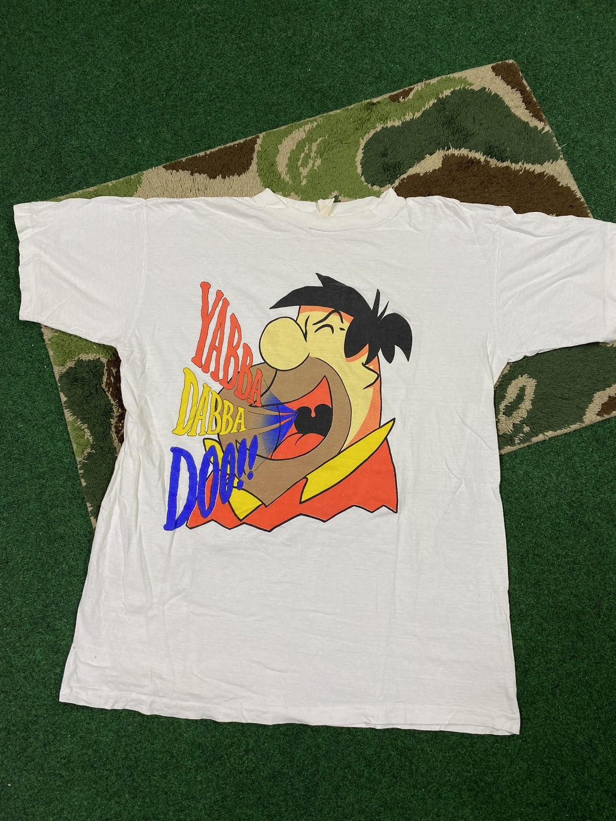 Vintage Vintage 90’s Flint Stones Cartoon T-Shirt Adult Size Large Size US L / EU 52-54 / 3 - 1 Thumbnail