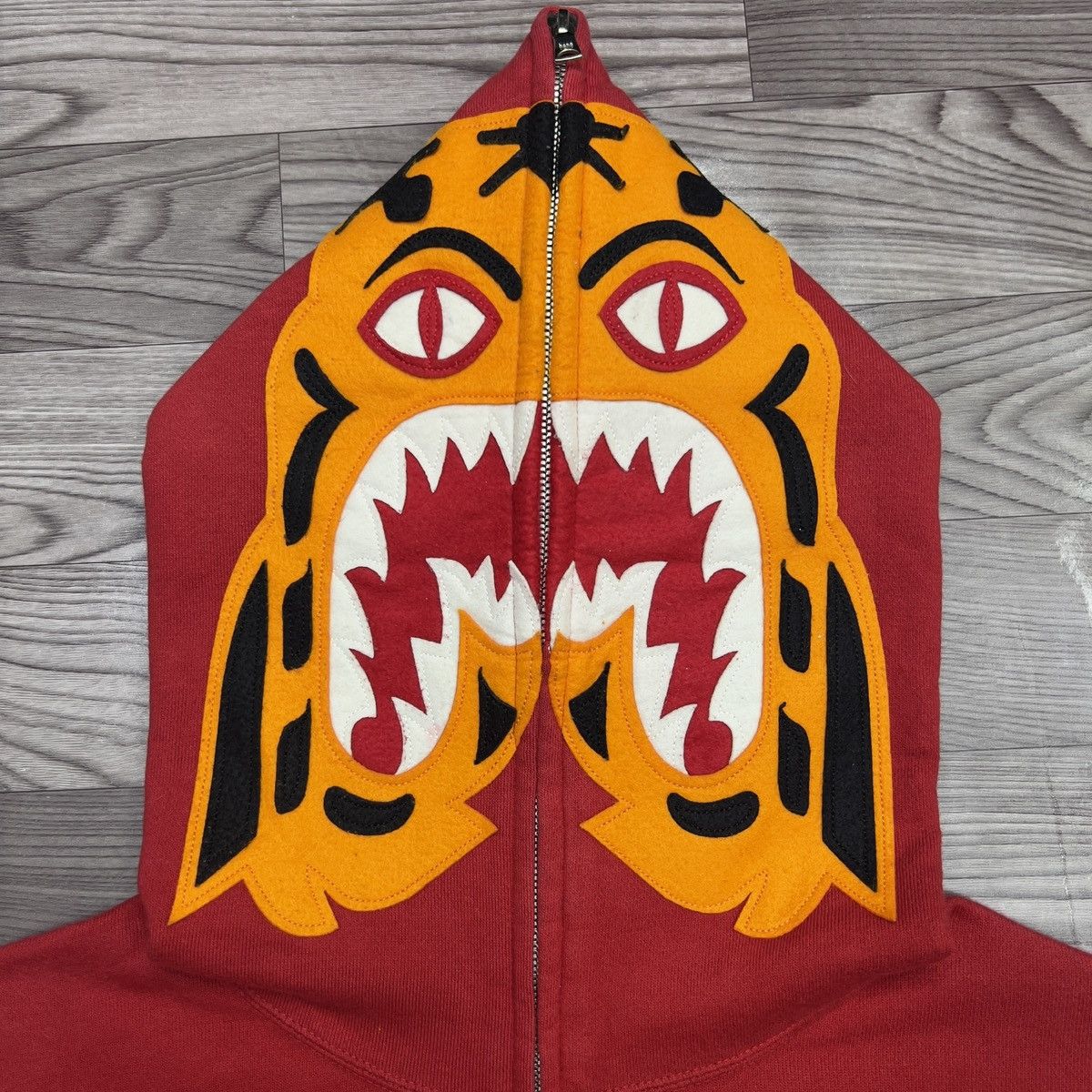 Bape Bape Tiger FUNTHERA MILITIA Full Zip Hoodie Size US L / EU 52-54 / 3 - 14 Thumbnail