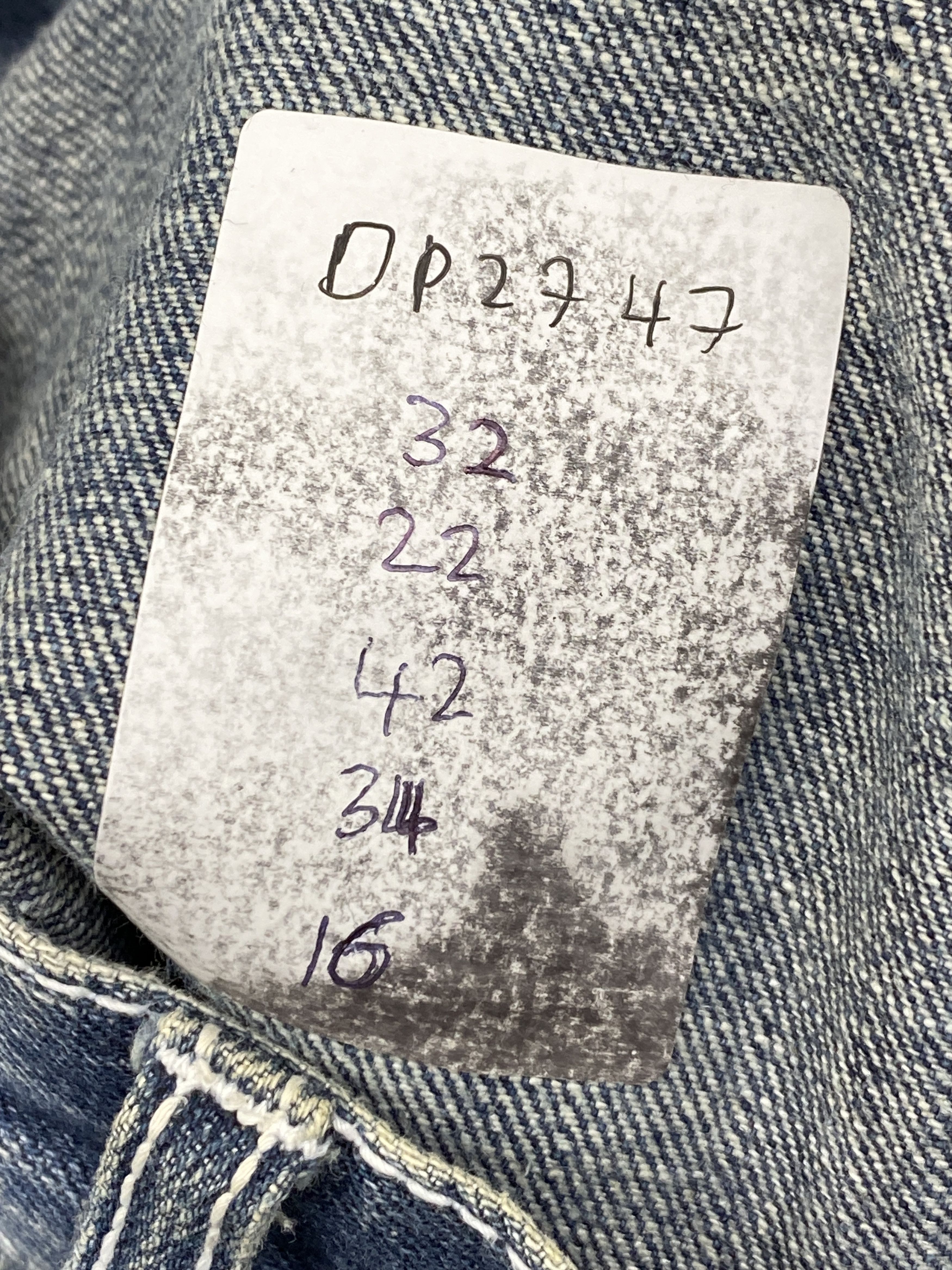 If Six Was Nine Vintage Japanese Brand Faded Blue jeans DP2747 Size US 32 / EU 48 - 8 Thumbnail