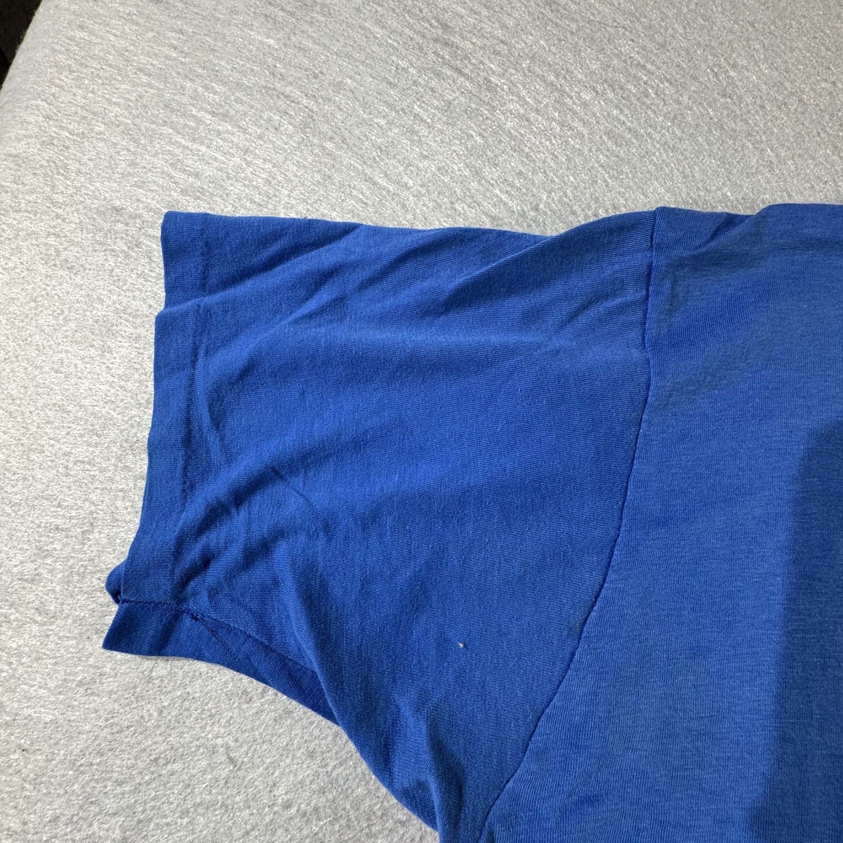 Vintage VINTAGE Soccer Shirt Mens XL Blue Distressed Graphic Tee 80s 90s Rare Size US XL / EU 56 / 4 - 4 Thumbnail