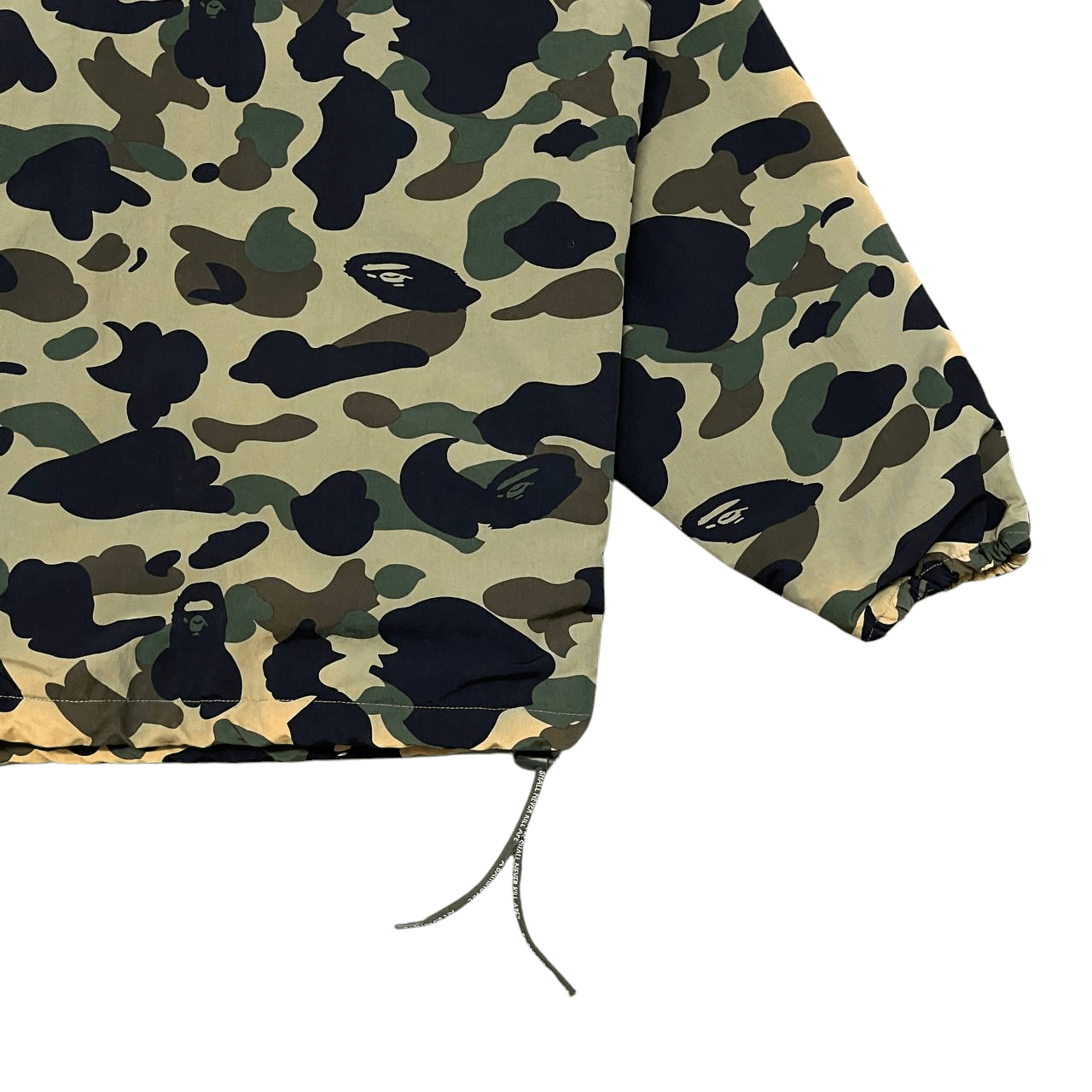 Bape Bape 1st Green Camo Half Zip Pullover Jacket Size US M / EU 48-50 / 2 - 4 Thumbnail