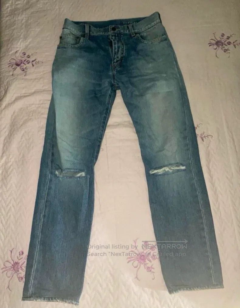 Saint Laurent Paris Saint Laurent Paris Classic wash cut denim jeans i Size US 32 / EU 48 - 2 Thumbnail