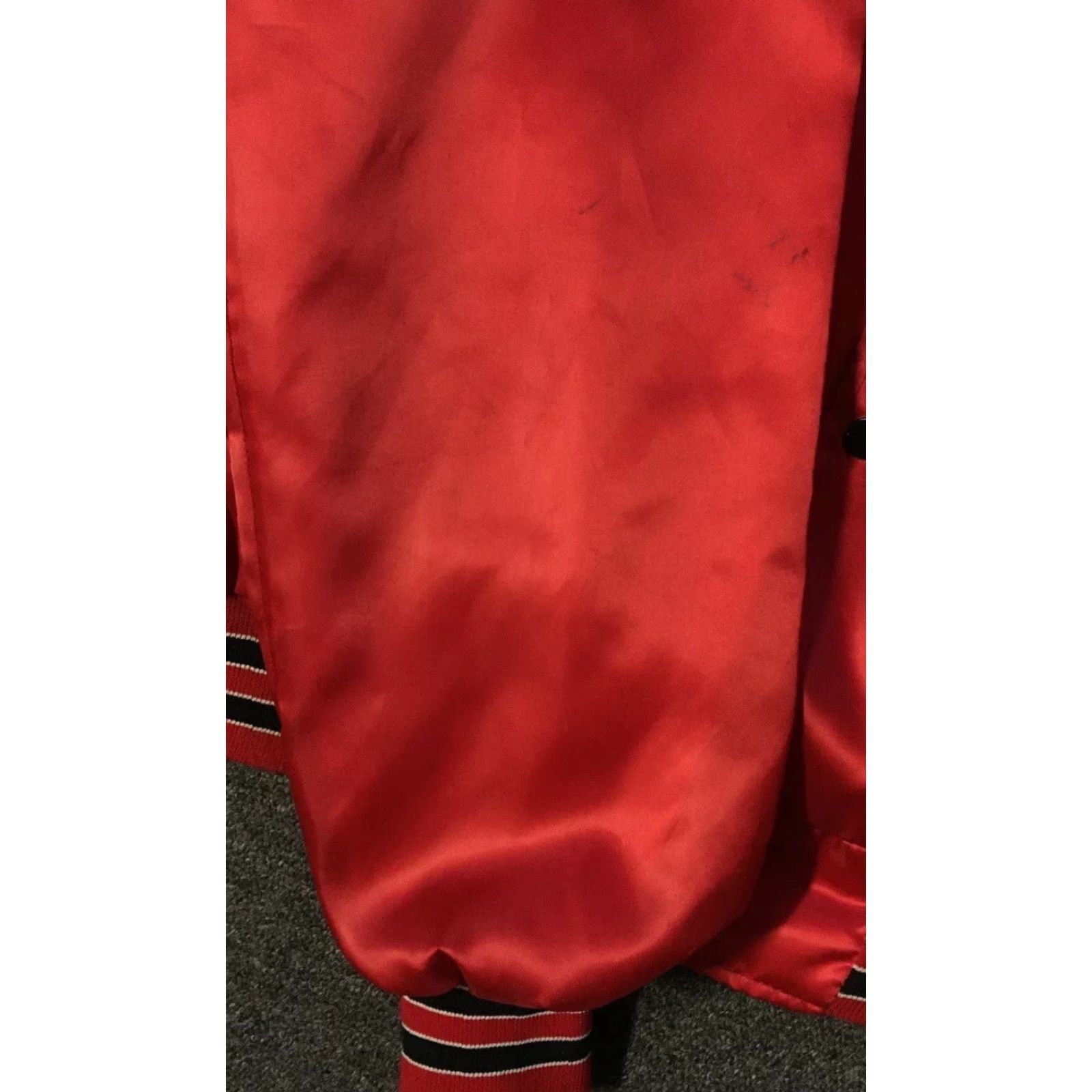 Vintage VINTAGE Southern Pacific Lines Railroad Satin Jacket L Mens Red 80s 70s Bomber Striped Lined USA Train Conductor Size US L / EU 52-54 / 3 - 3 Thumbnail