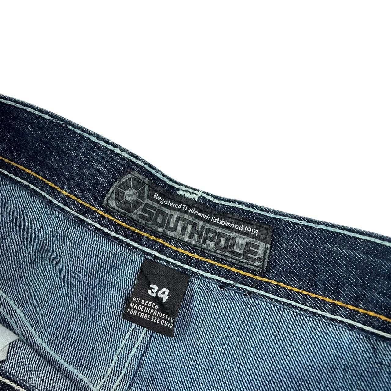 Southpole Vintage Southpole Navy Denim Jeans - Waist: 33” Size US 33 - 7 Thumbnail