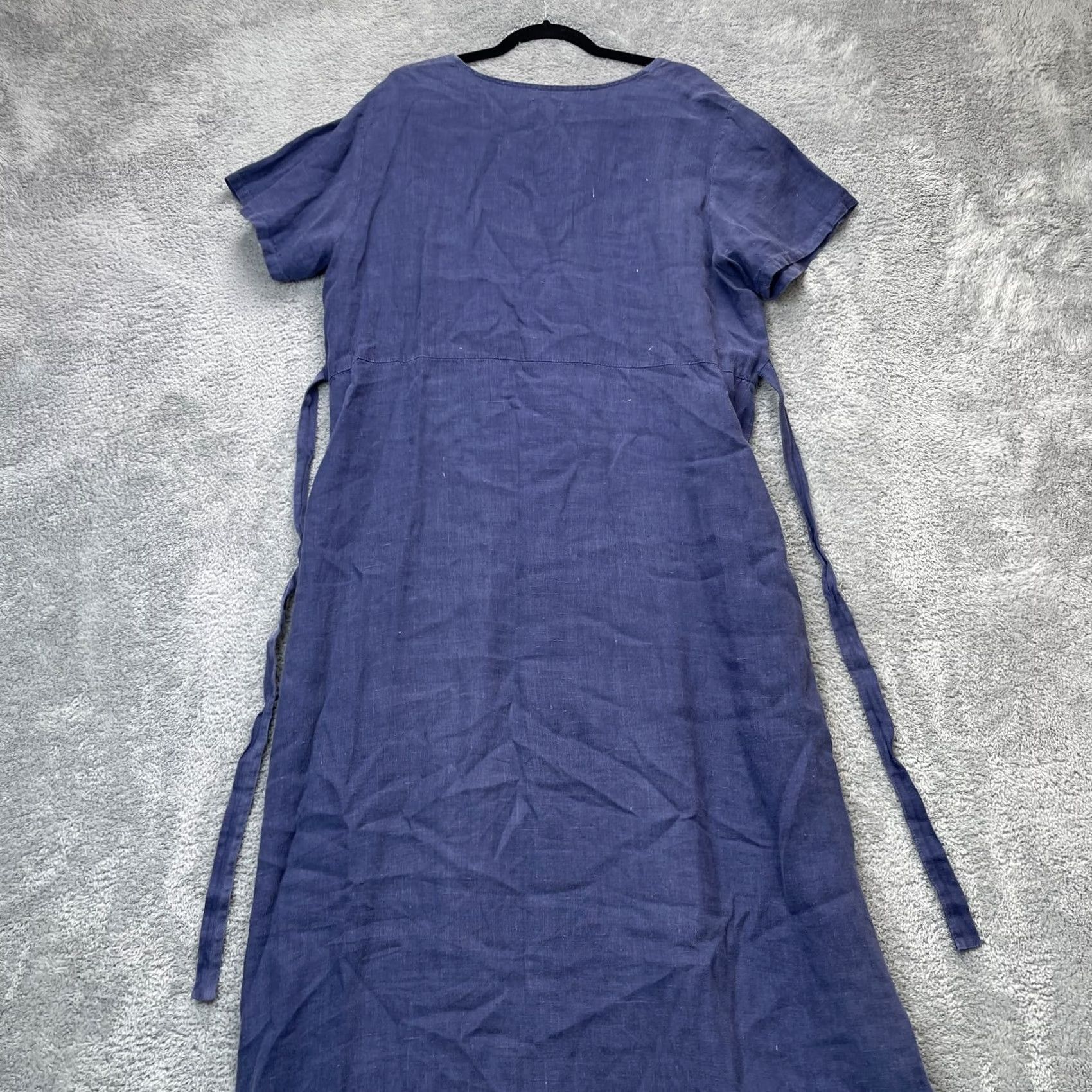 Vintage VINTAGE Xcit Dress Women XL Blue Linen Prairie Cottagecore Made in USA Size XL / US 12-14 / IT 48-50 - 2 Thumbnail